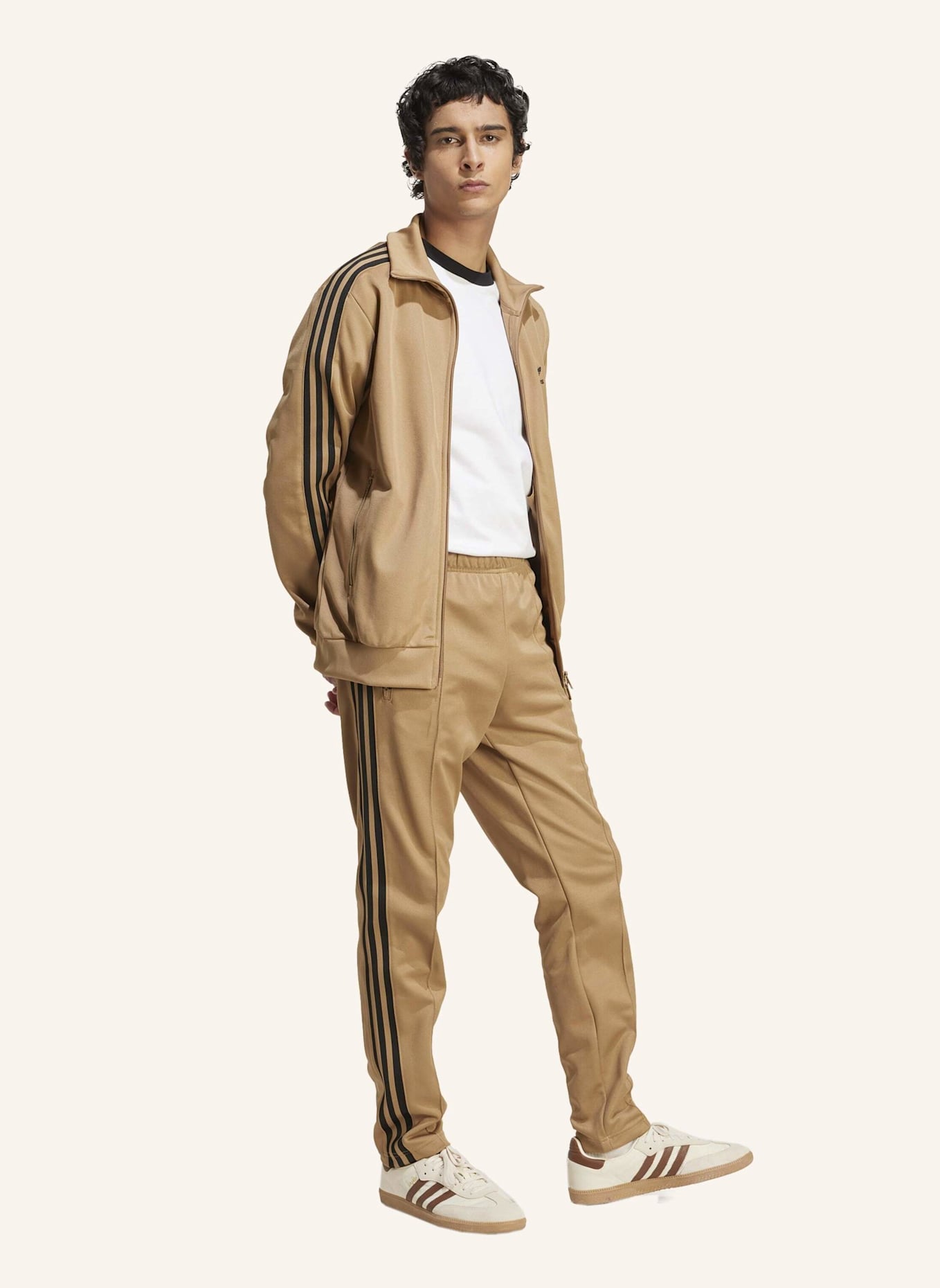 adidas Originals ADICOLOR CLASSICS ORIGINALS JACKE: BEIGE/ SCHWARZ