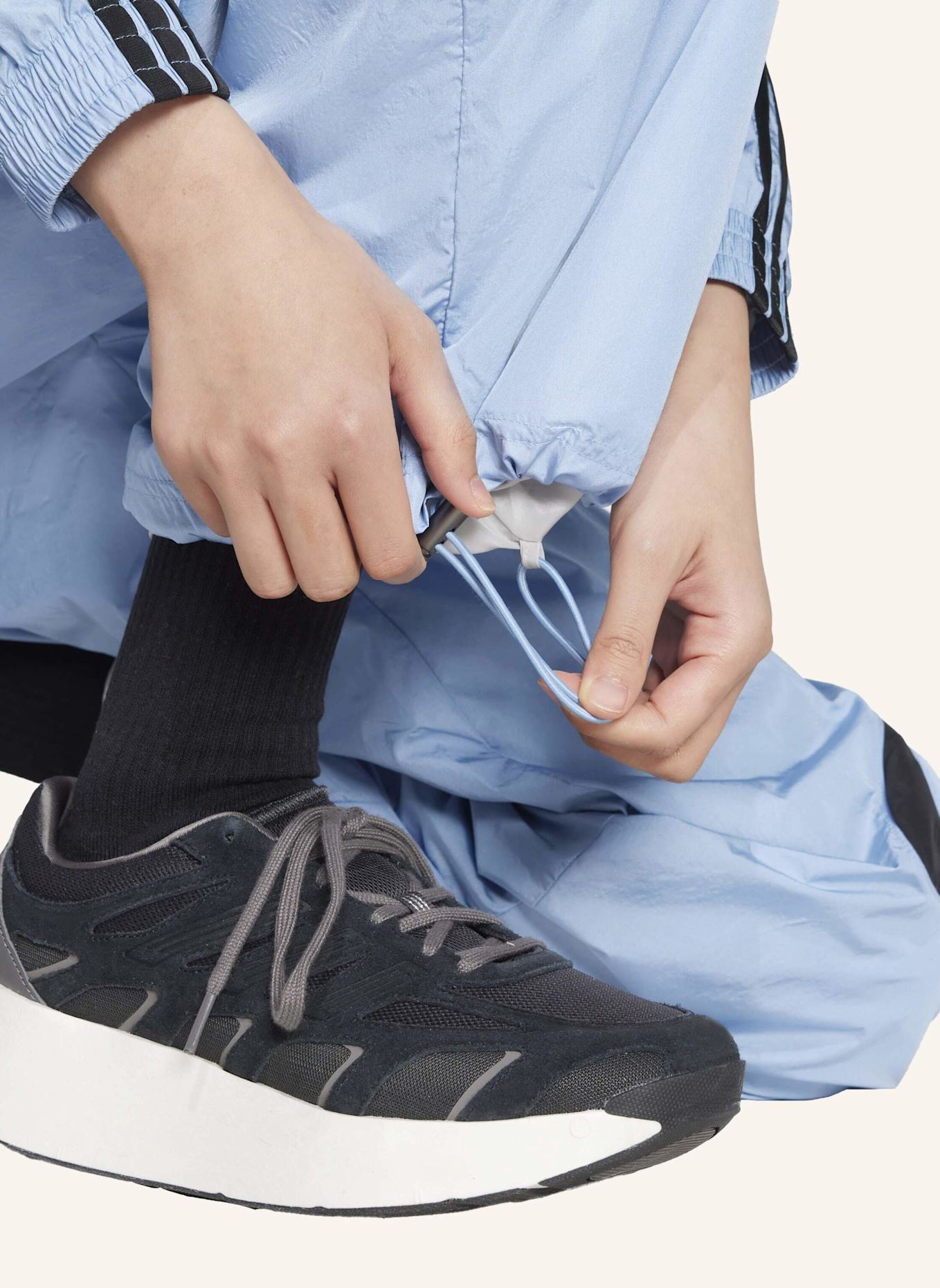 adidas Originals TEAMGEIST ADICOLOR TRAININGSHOSE, OVERSIZED: BLAU