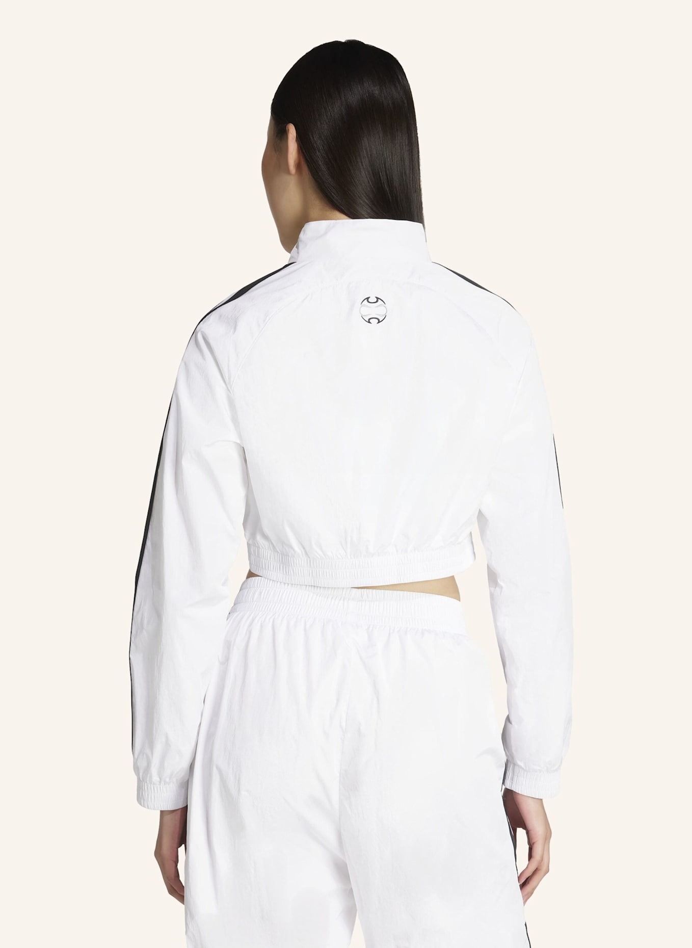 adidas Originals TEAMGEIST ADICOLOR CROPPED ORIGINALS JACKE: WEISS