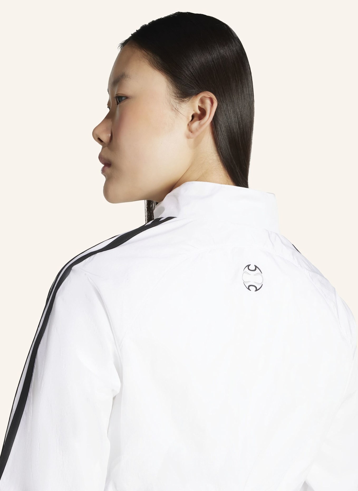 adidas Originals TEAMGEIST ADICOLOR CROPPED ORIGINALS JACKE: WEISS