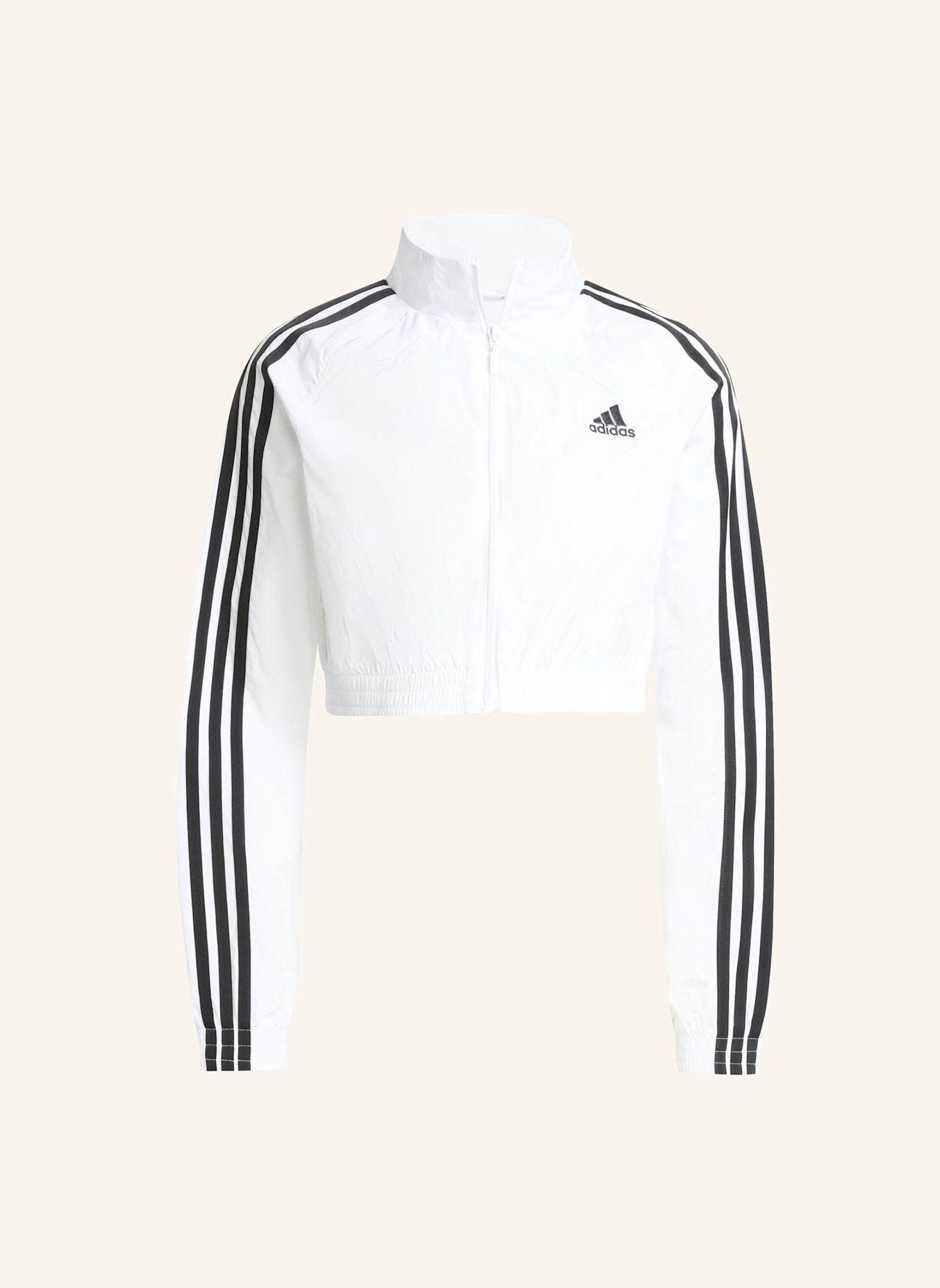 adidas Originals TEAMGEIST ADICOLOR CROPPED ORIGINALS JACKE: WEISS