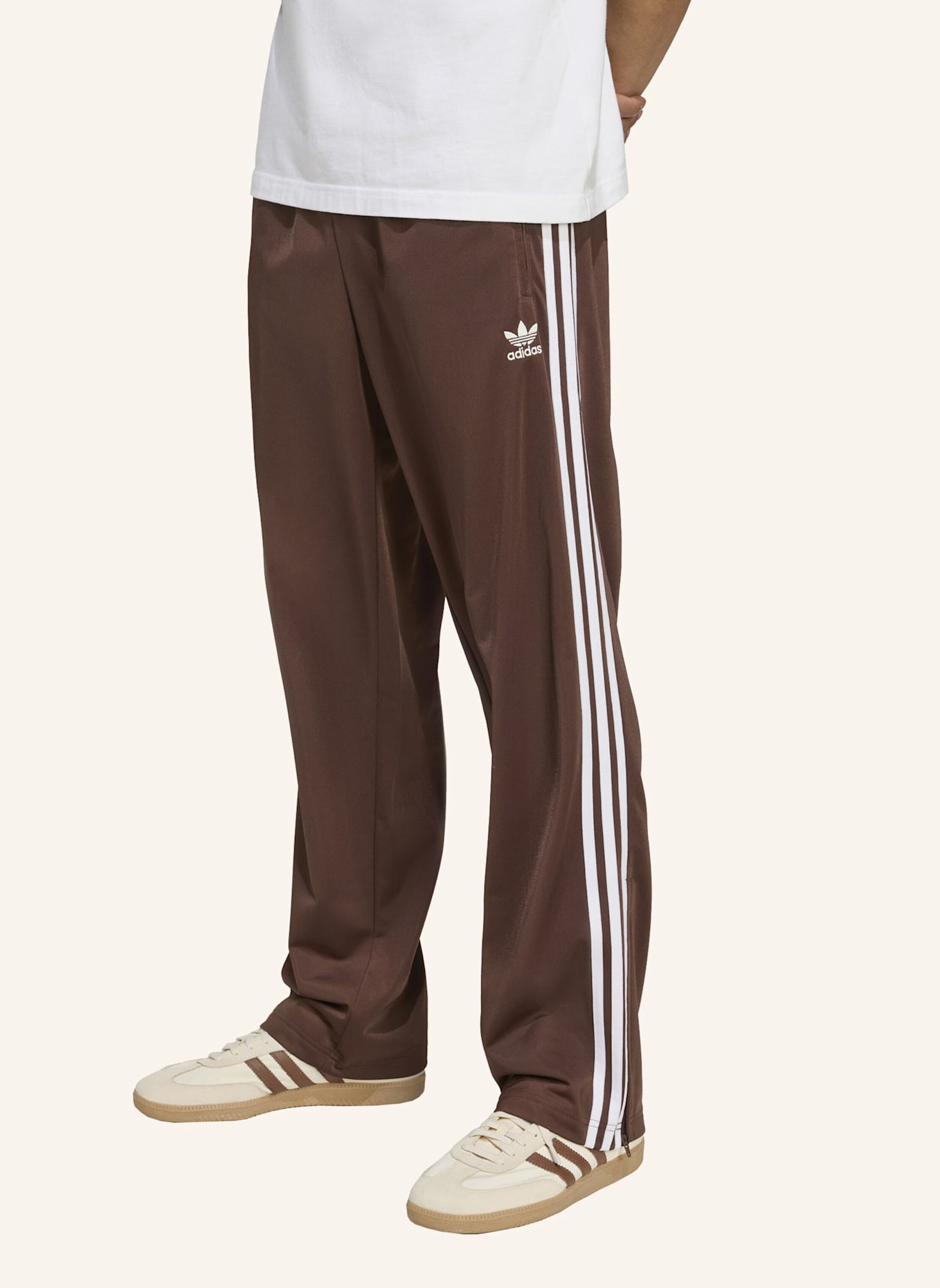 adidas Originals Track Pants FIREBIRD: BRAUN/ WEISS