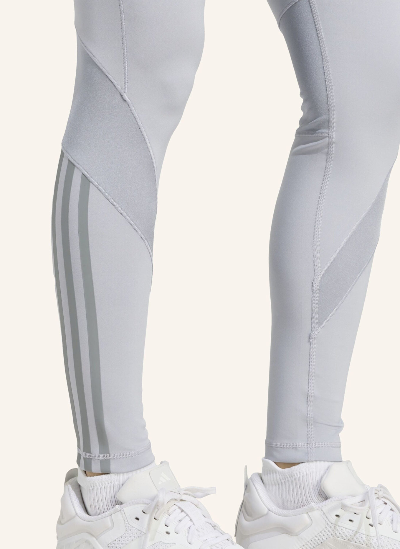 adidas HYPERGLAM SHINE FULL-LENGTH LEGGINGS: GRAU
