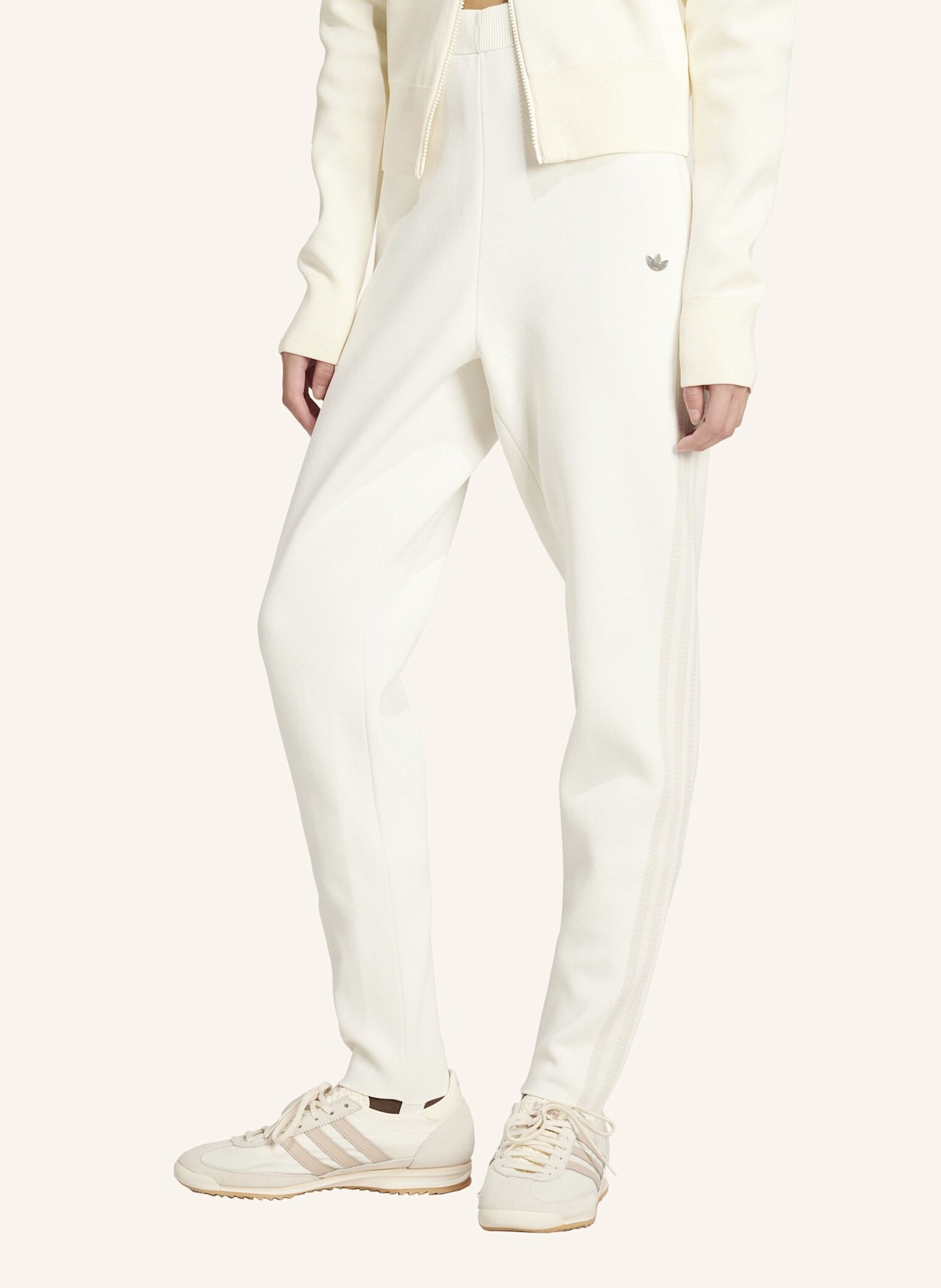 adidas Originals STRICK TRAININGSHOSE: WEISS