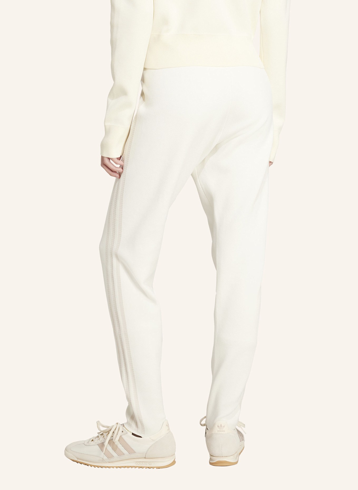 adidas Originals STRICK TRAININGSHOSE: WEISS