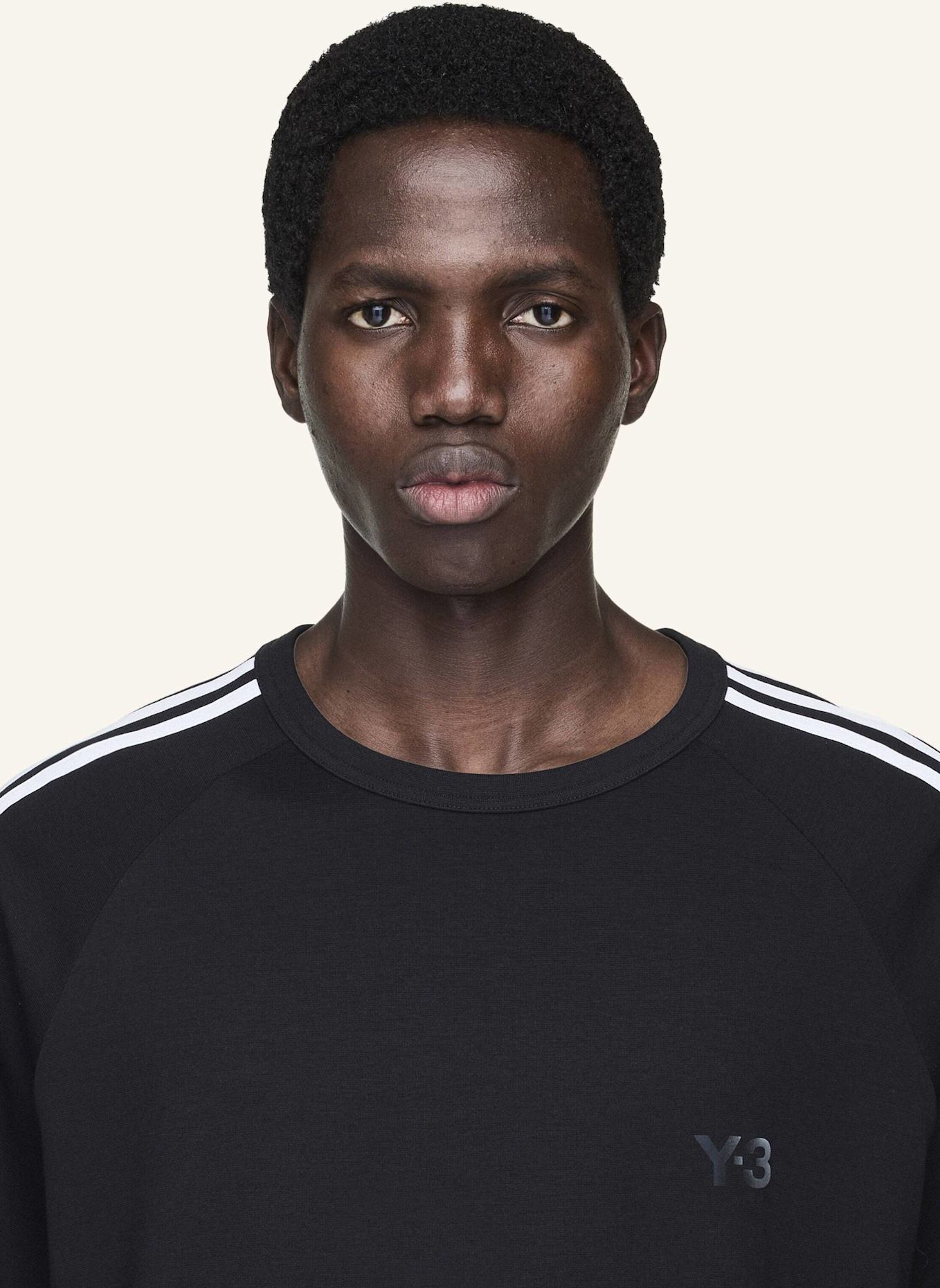 Y-3 Y-3 SHORT SLEEVE TEE 3-STREIFEN: SCHWARZ