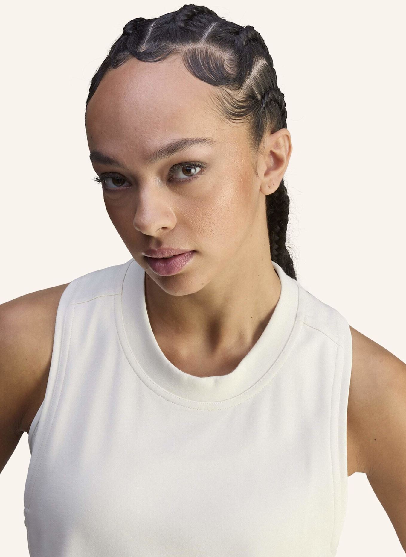 adidas by Stella McCartney Top ADIDAS BY STELLA MCCARTNEY: CREME