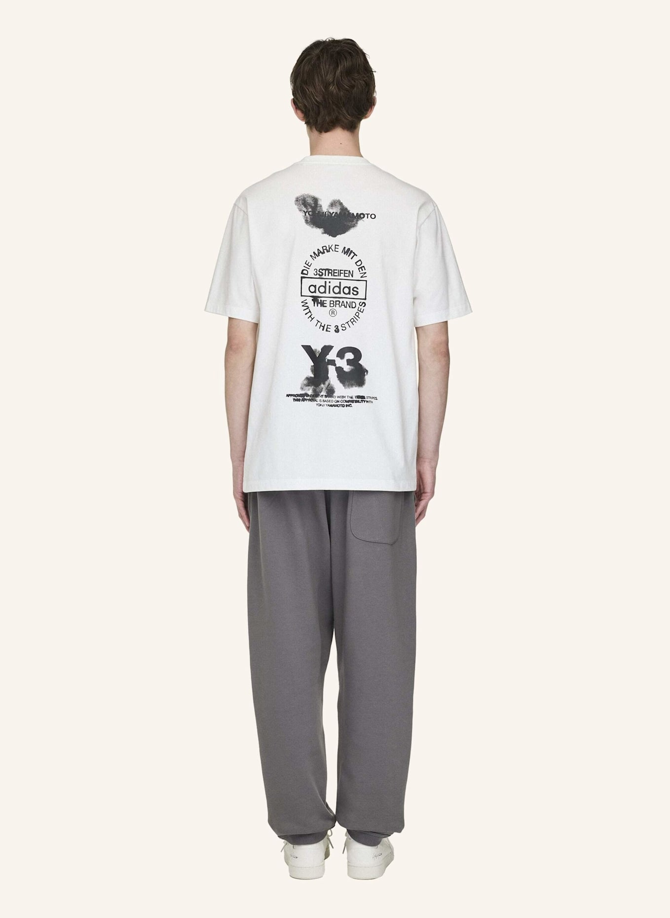 Y-3 Y-3 GRAPHIC T-SHIRT: WEISS
