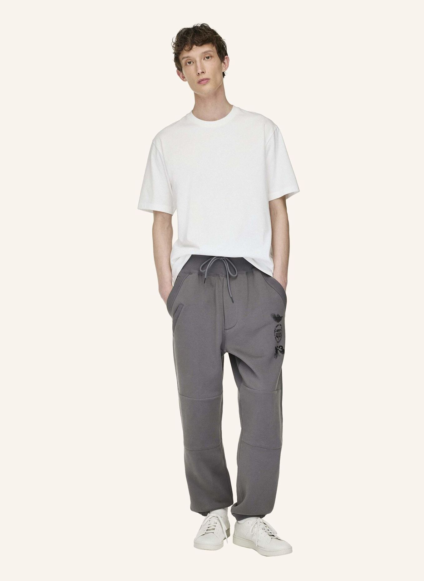 Y-3 Y-3 GRAPHIC T-SHIRT: WEISS