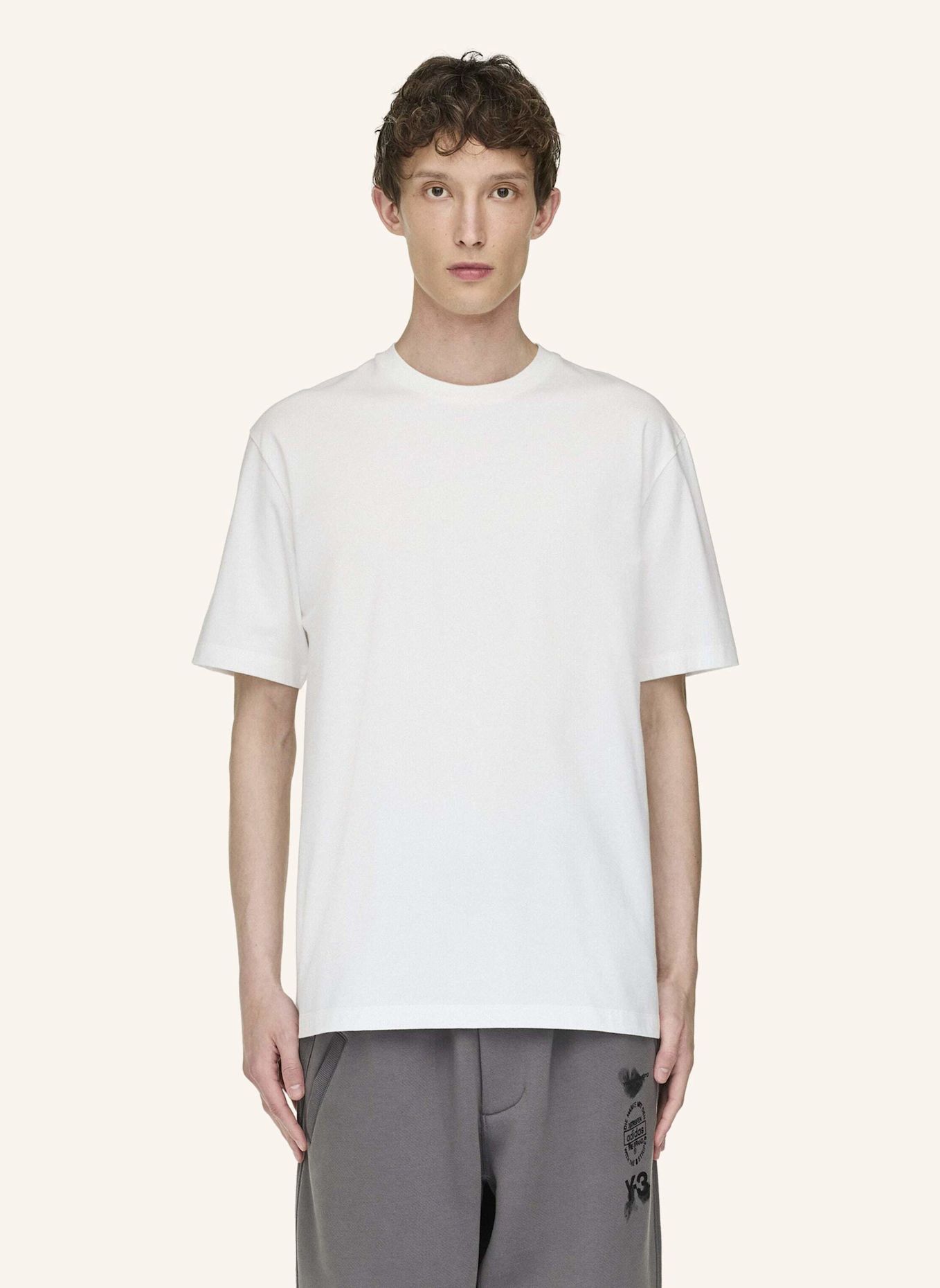 Y-3 Y-3 GRAPHIC T-SHIRT: WEISS