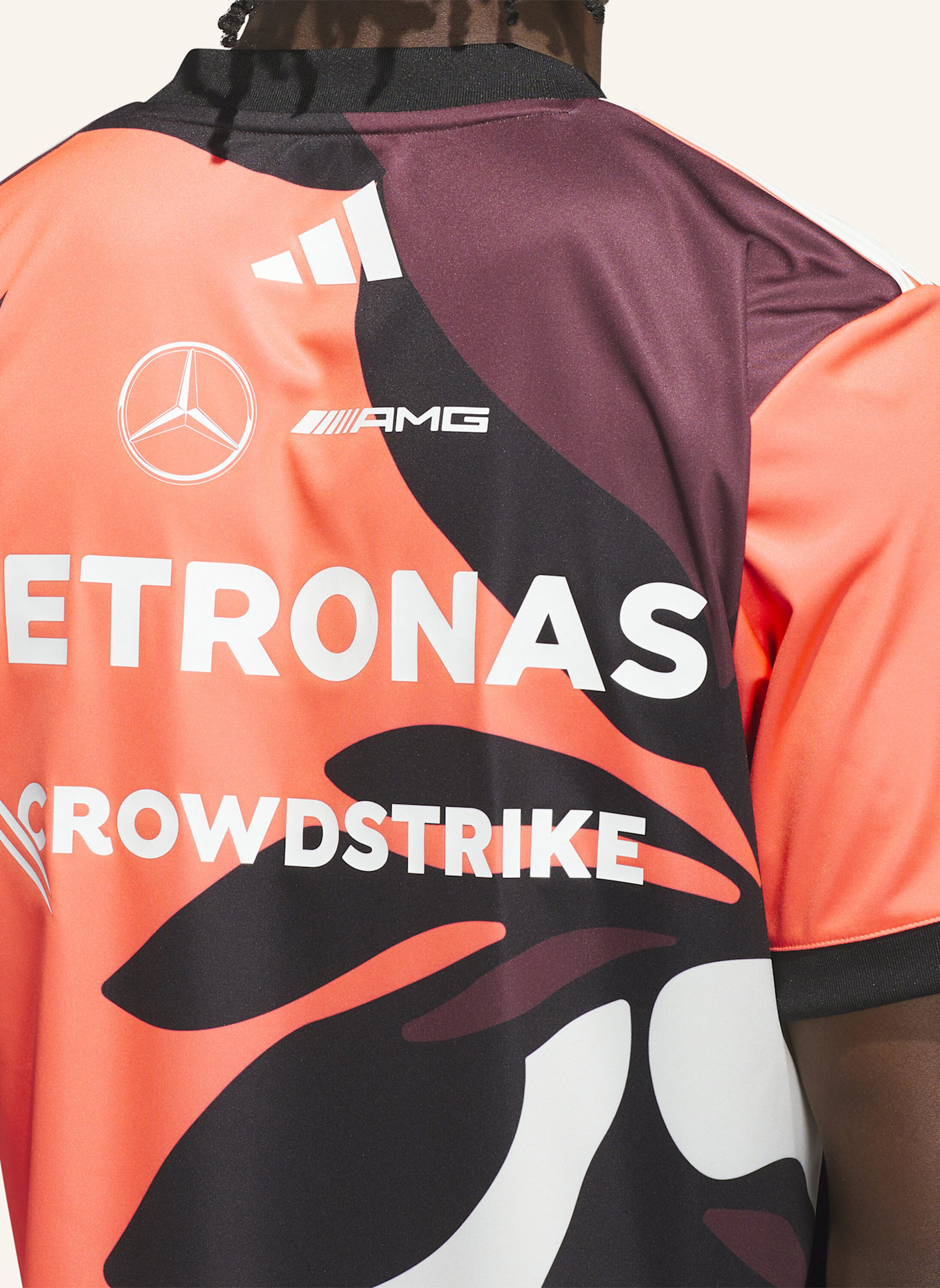 adidas MERCEDES - AMG PETRONAS FORMULA ONE TEAM DRIVER TRIKOT REPLICA SUMMER PACK: ROT/ WEISS