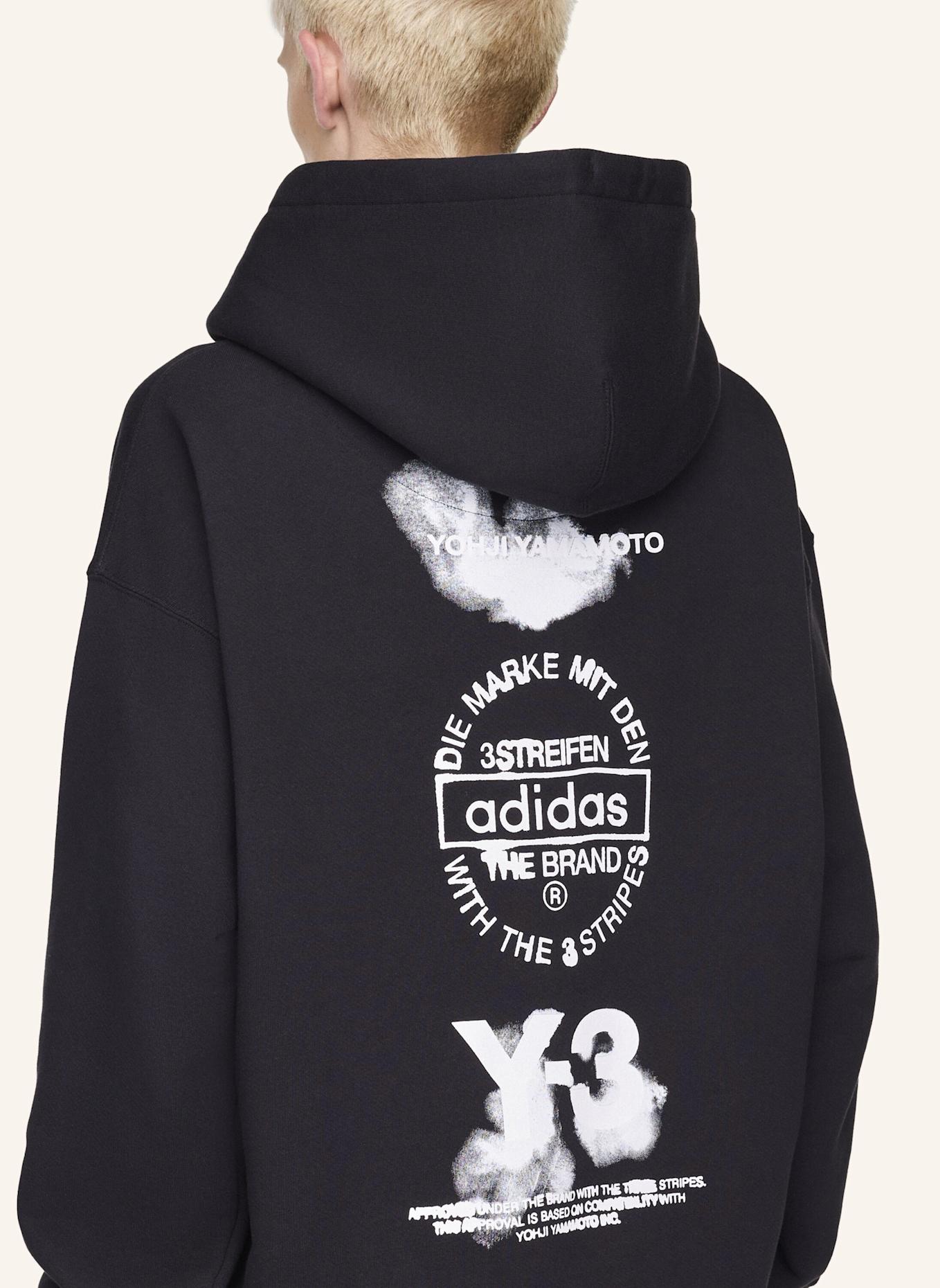 Y-3 Y-3 GRAPHIC HOODIE: SCHWARZ