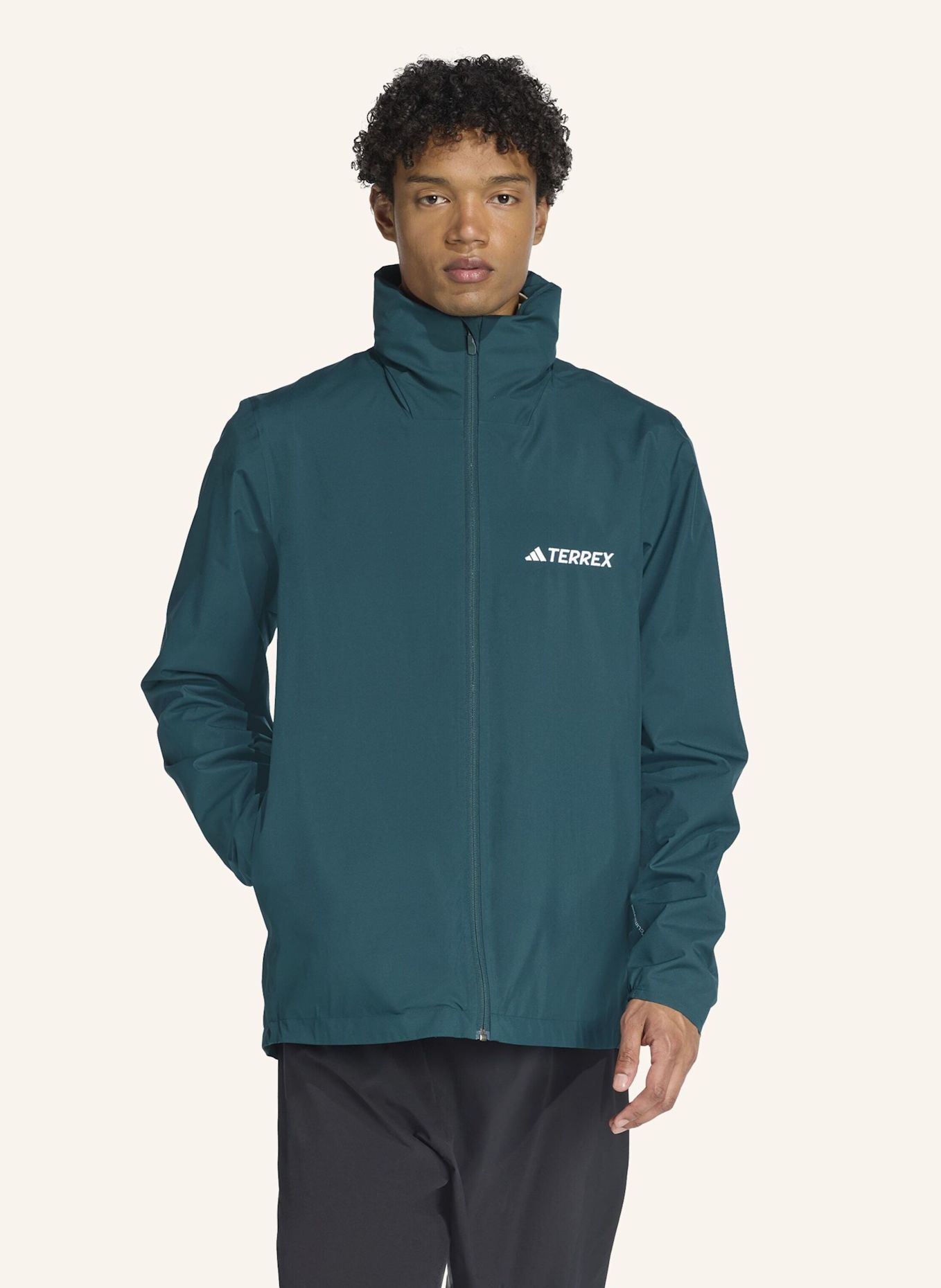 adidas TERREX Regenjacke MULTI ESSENTIALS 2L: GRÜN