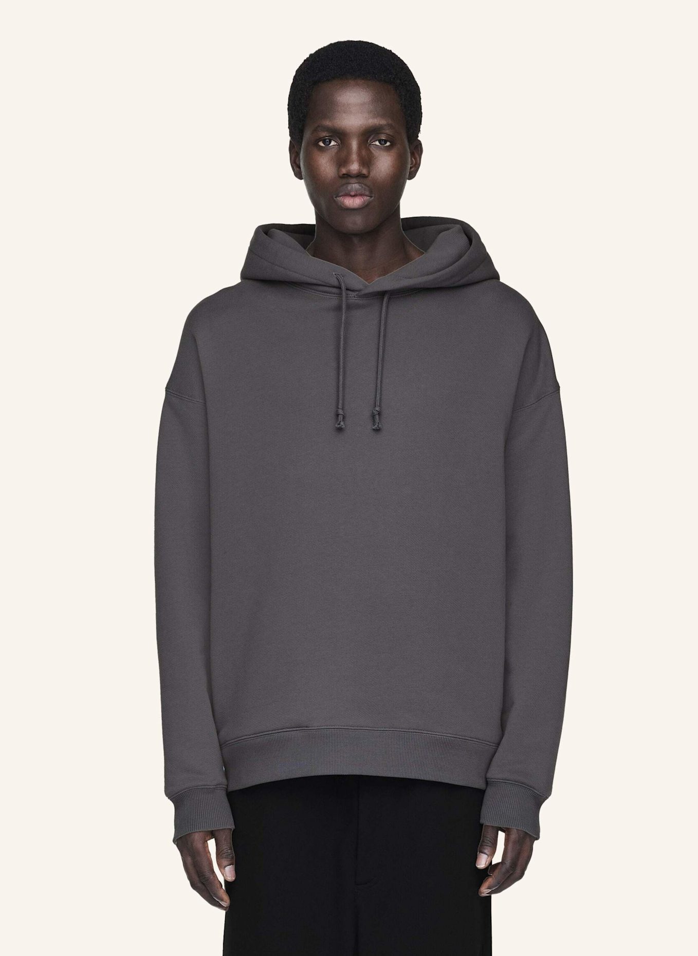 Y-3 Y-3 GRAPHIC HOODIE: GRAU