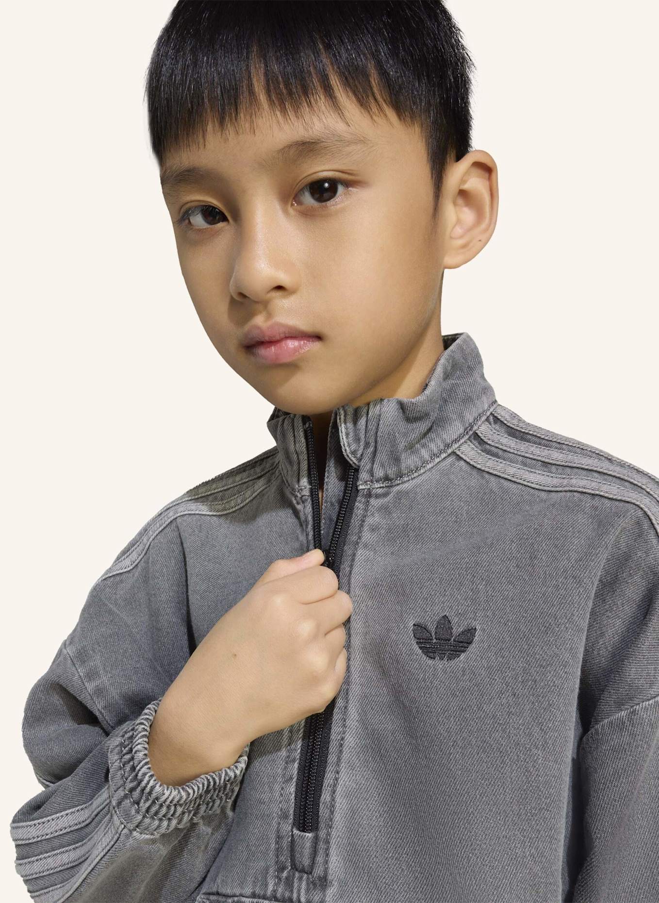 adidas Originals DENIM KIDS SET: GRAU