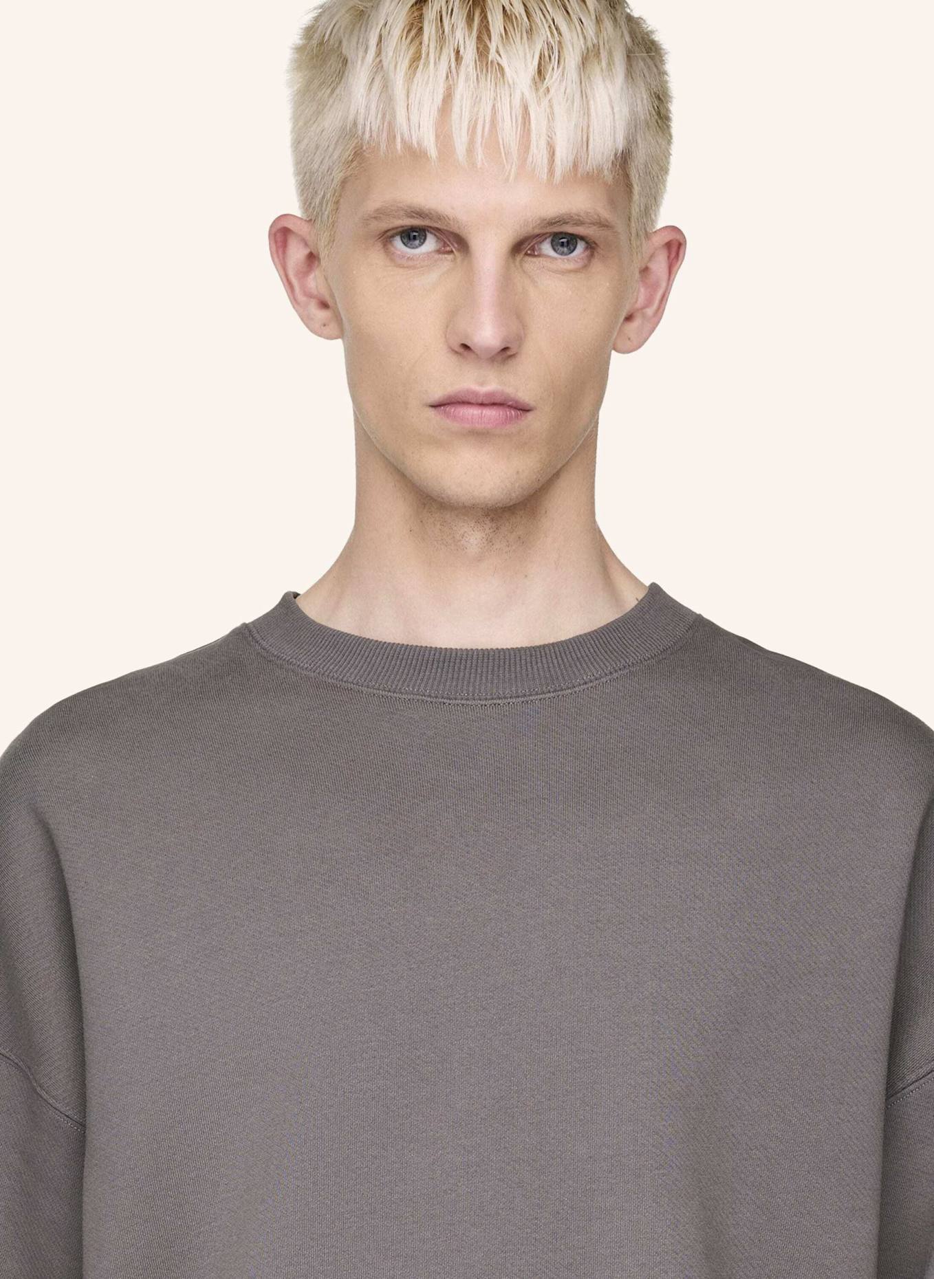 Y-3 Y-3 GRAFIK CREW SWEATSHIRT: GRAU