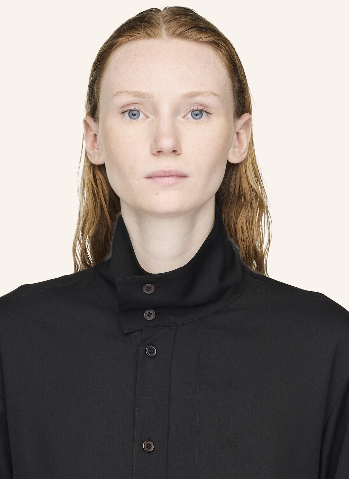 Y-3 Y-3 HEMD AUS VISKOSE-TWILL: SCHWARZ