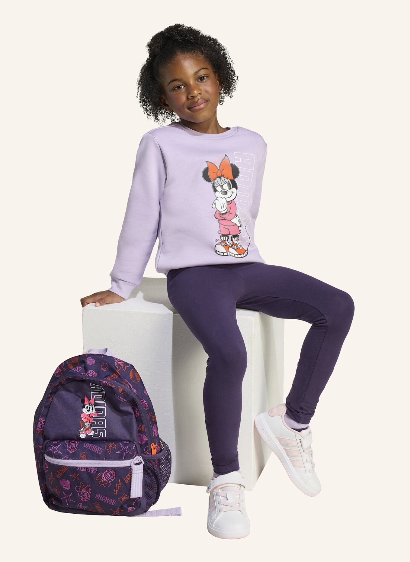 adidas ADIDAS DISNEY MINNIE MAUS SET KINDER: HELLLILA/ ROSA
