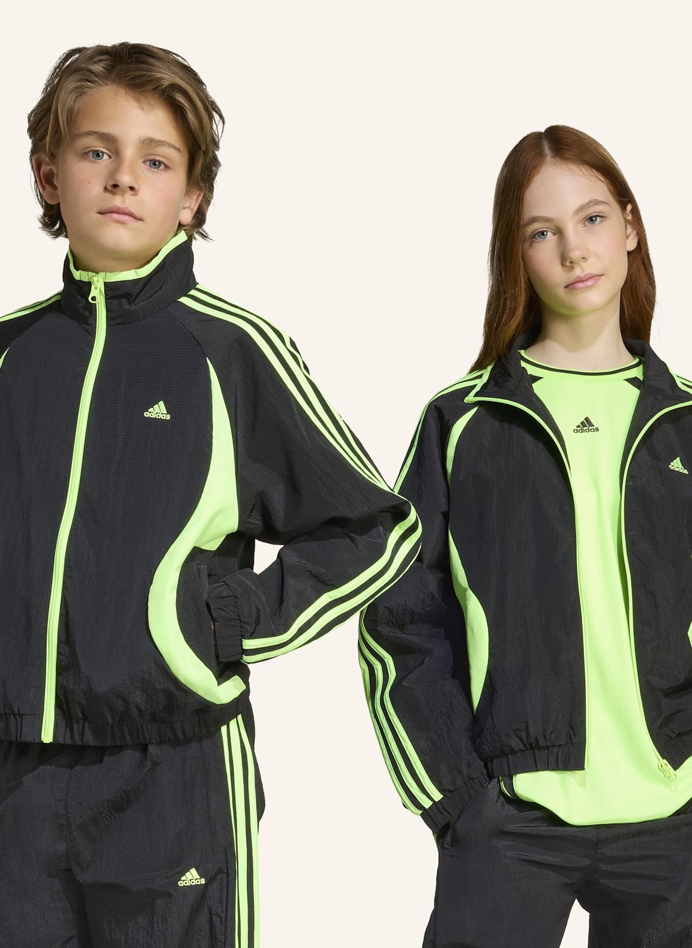 adidas Originals TEAMGEIST TRACK TOP: SCHWARZ/ GRÜN