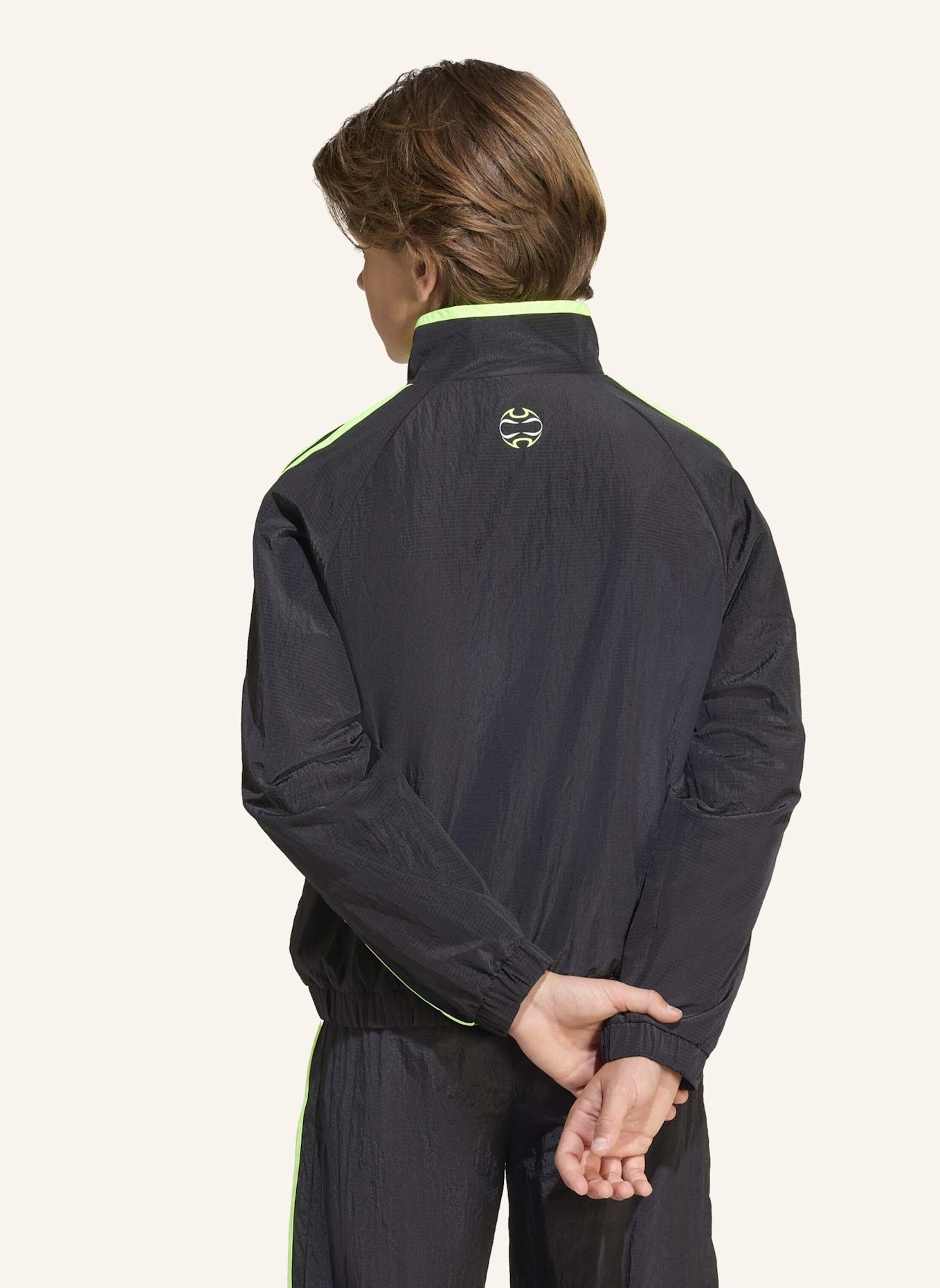 adidas Originals TEAMGEIST TRACK TOP: SCHWARZ/ GRÜN