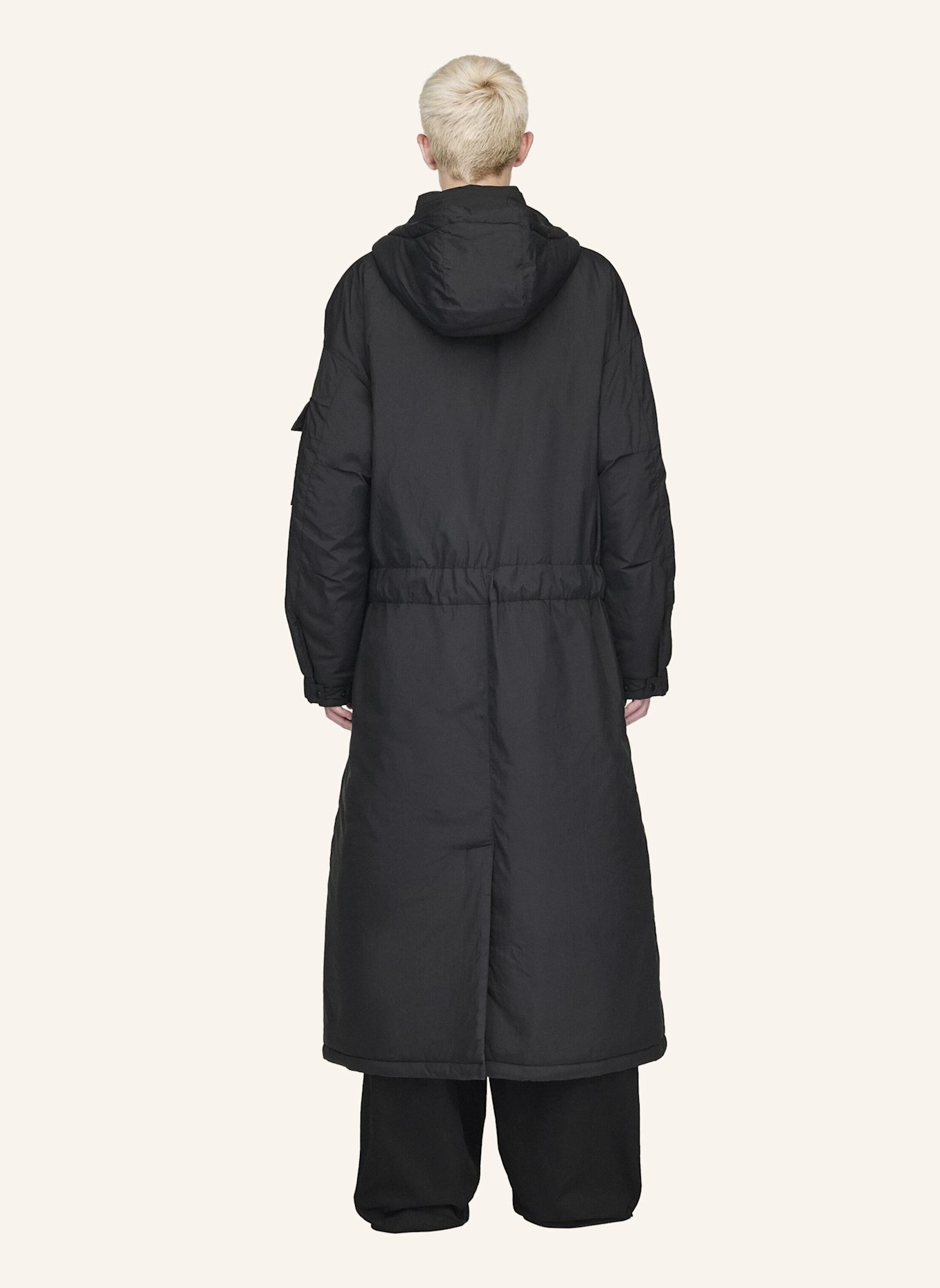 Y-3 Y-3 GEFÜTTERTER PARKA MIT KAPUZE: SCHWARZ