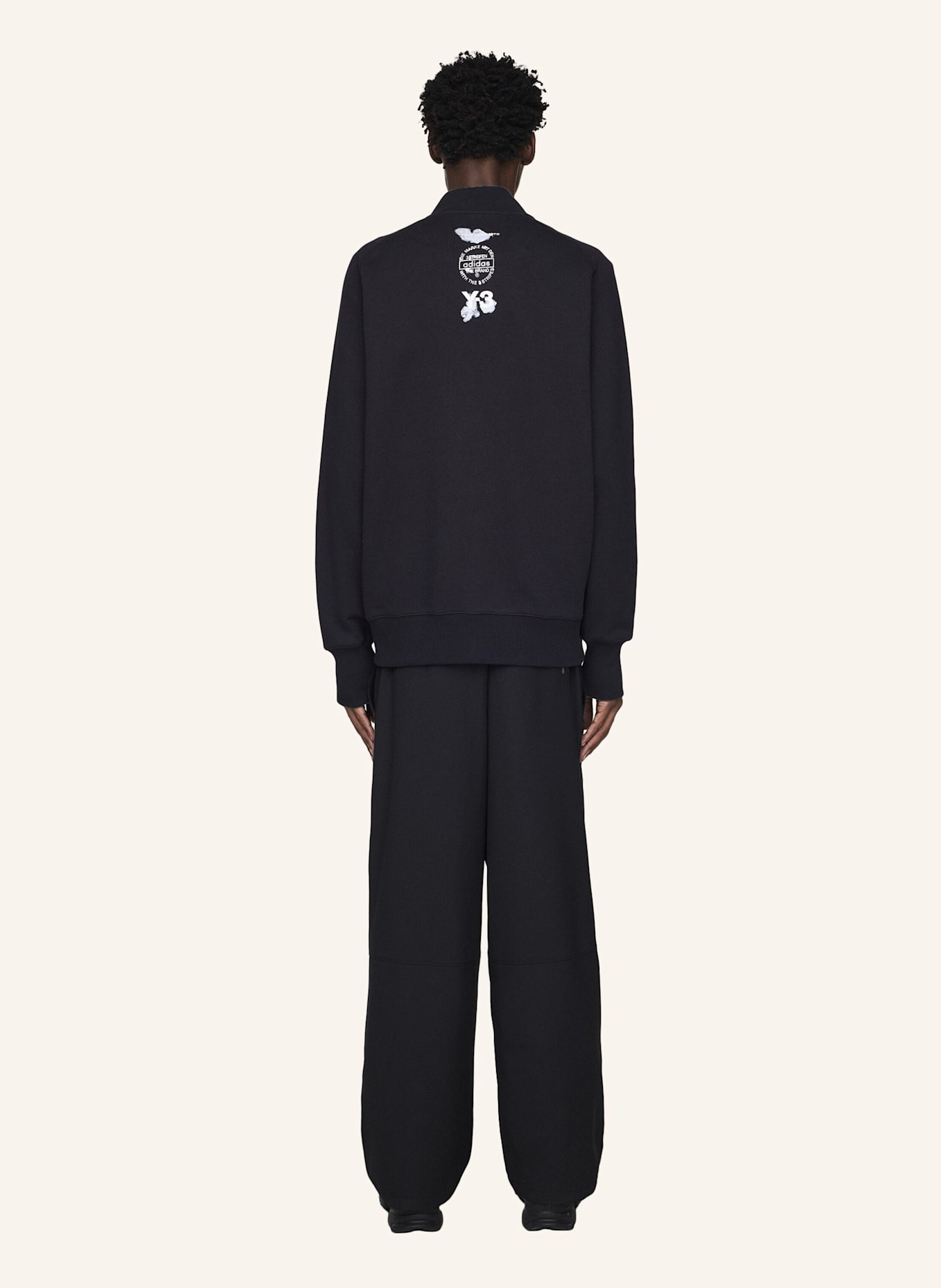 Y-3 Y-3 FT TRACK TOP: SCHWARZ