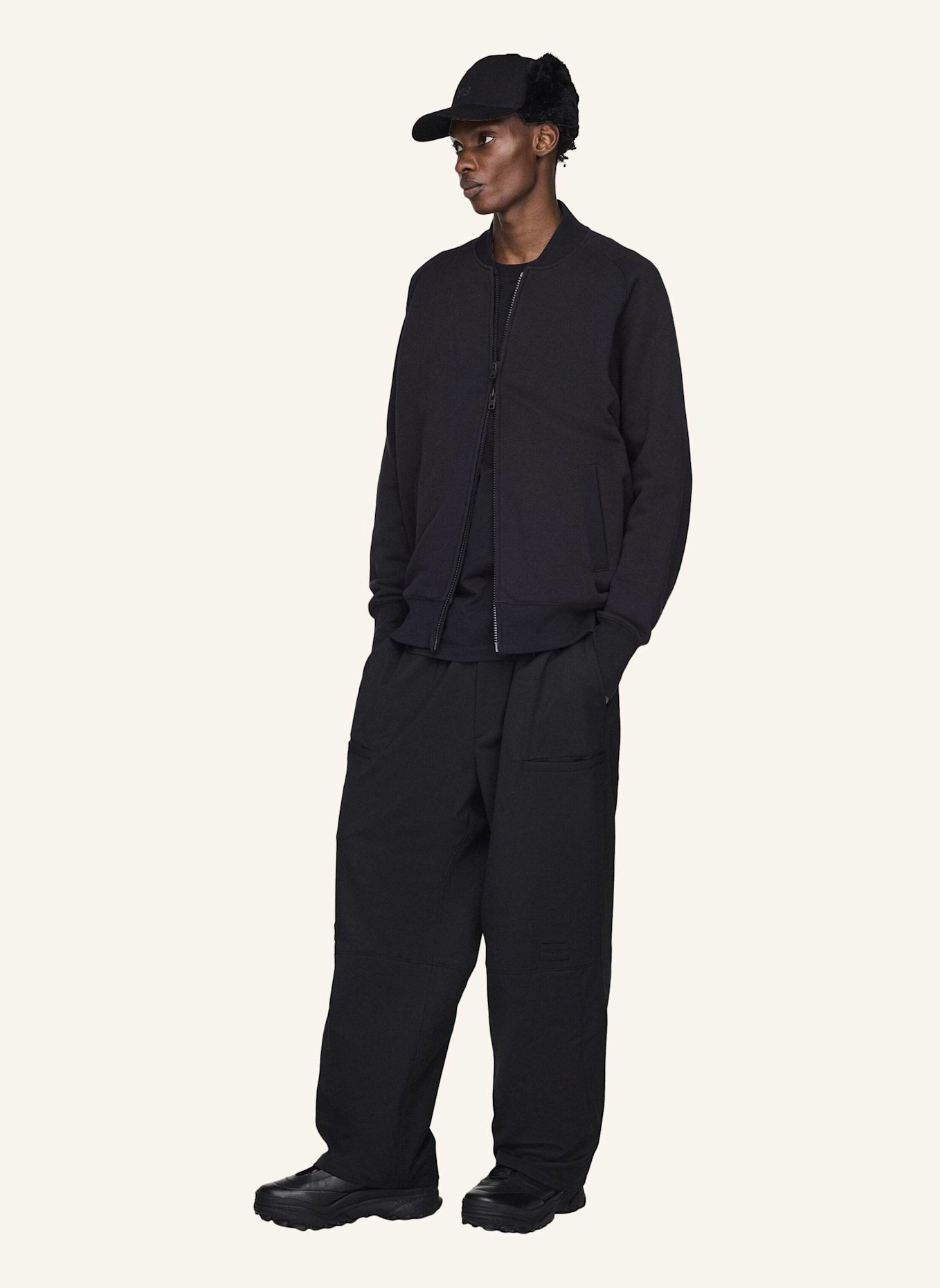 Y-3 Y-3 FT TRACK TOP: SCHWARZ