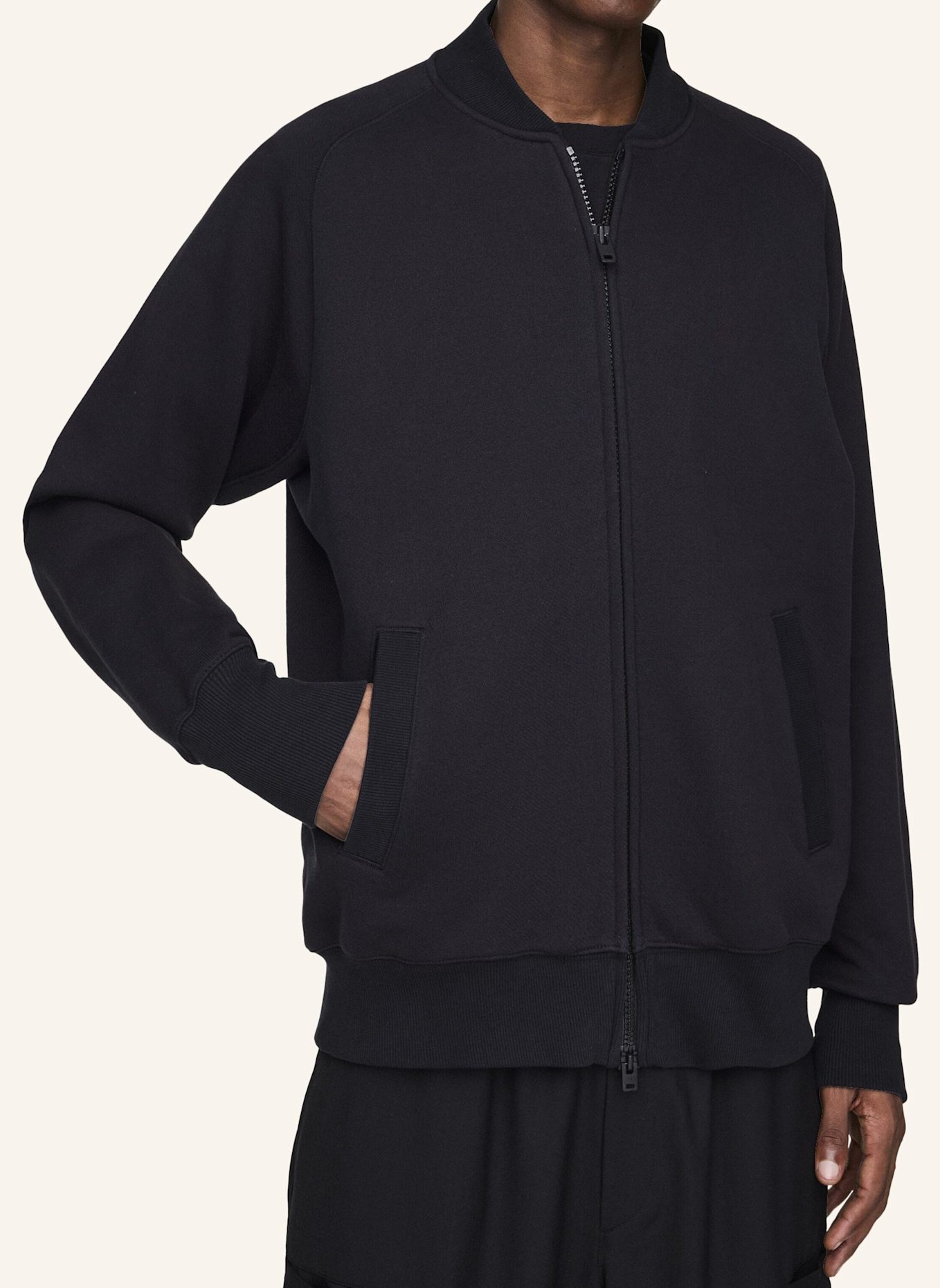 Y-3 Y-3 FT TRACK TOP: SCHWARZ