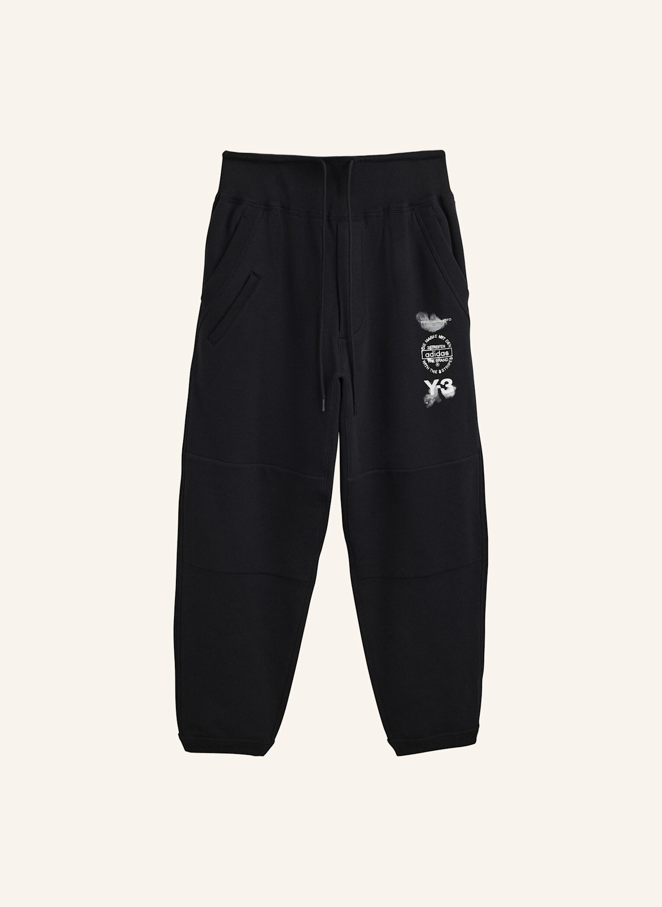 Y-3 Y-3 CUFFED TRAININGSHOSE: SCHWARZ