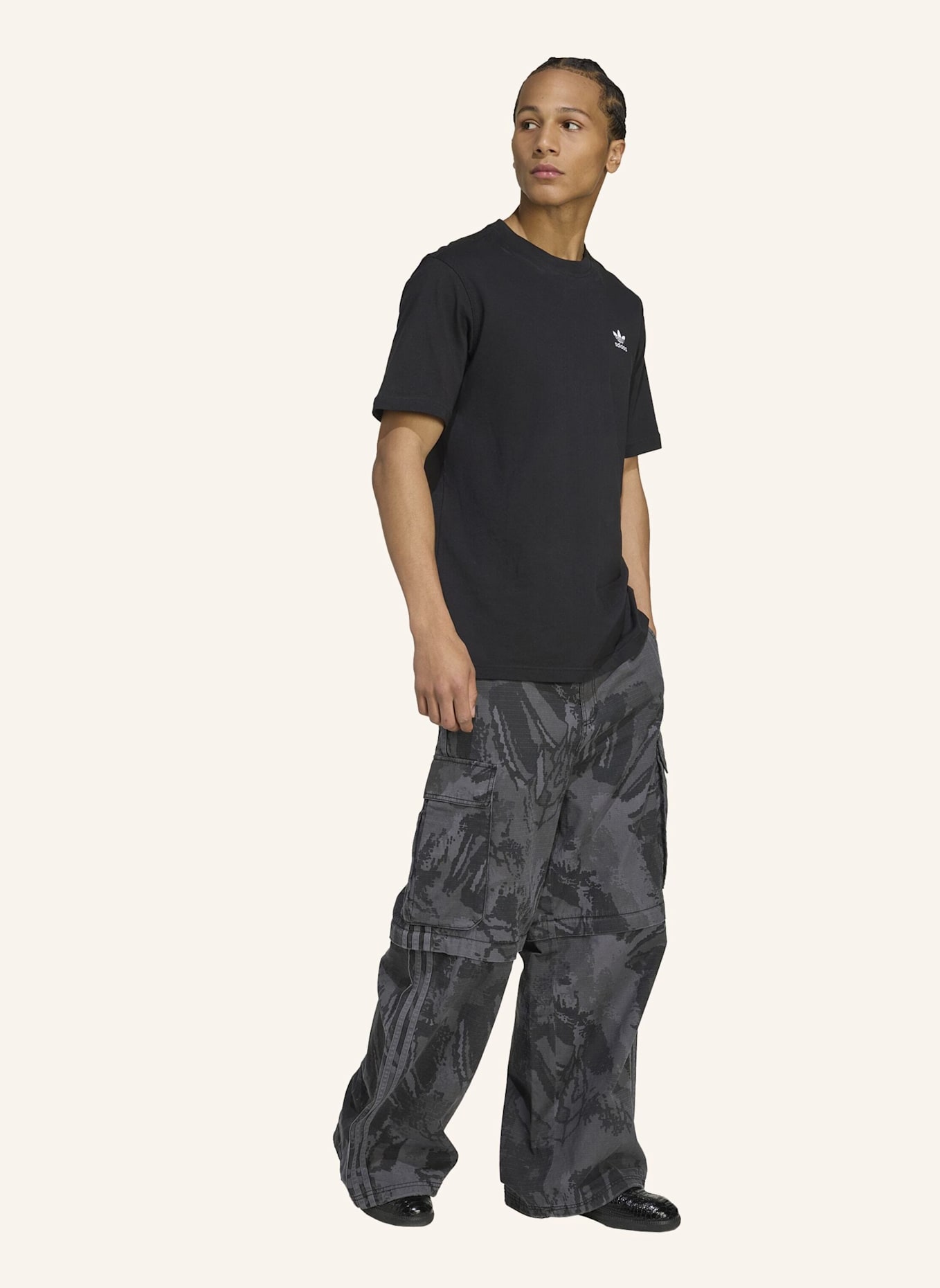 adidas Originals CARGO-HOSE MIT ABNEHMBAREN BEINEN: GRAU