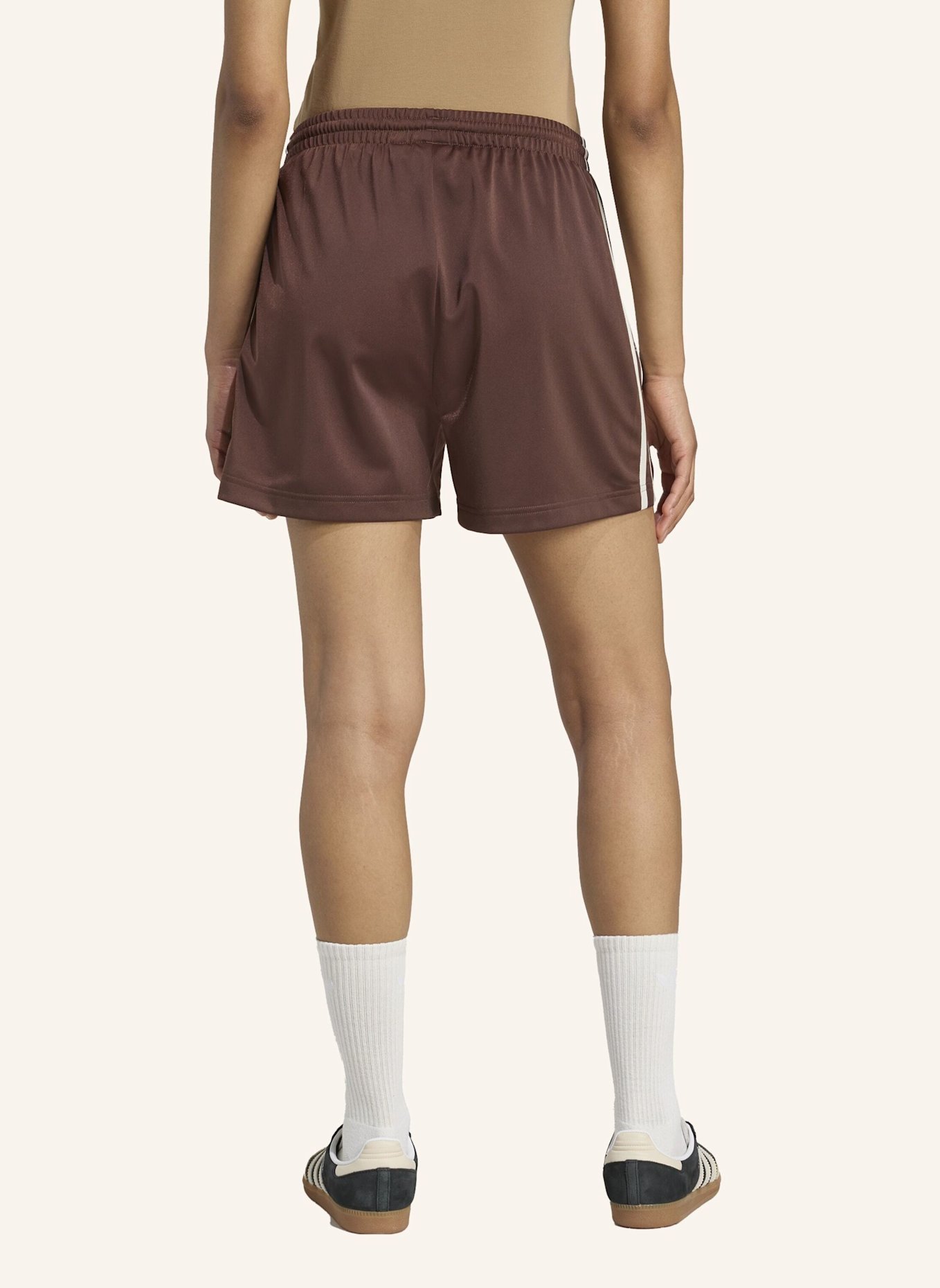 adidas Originals Shorts FIREBIRD: BRAUN/ WEISS