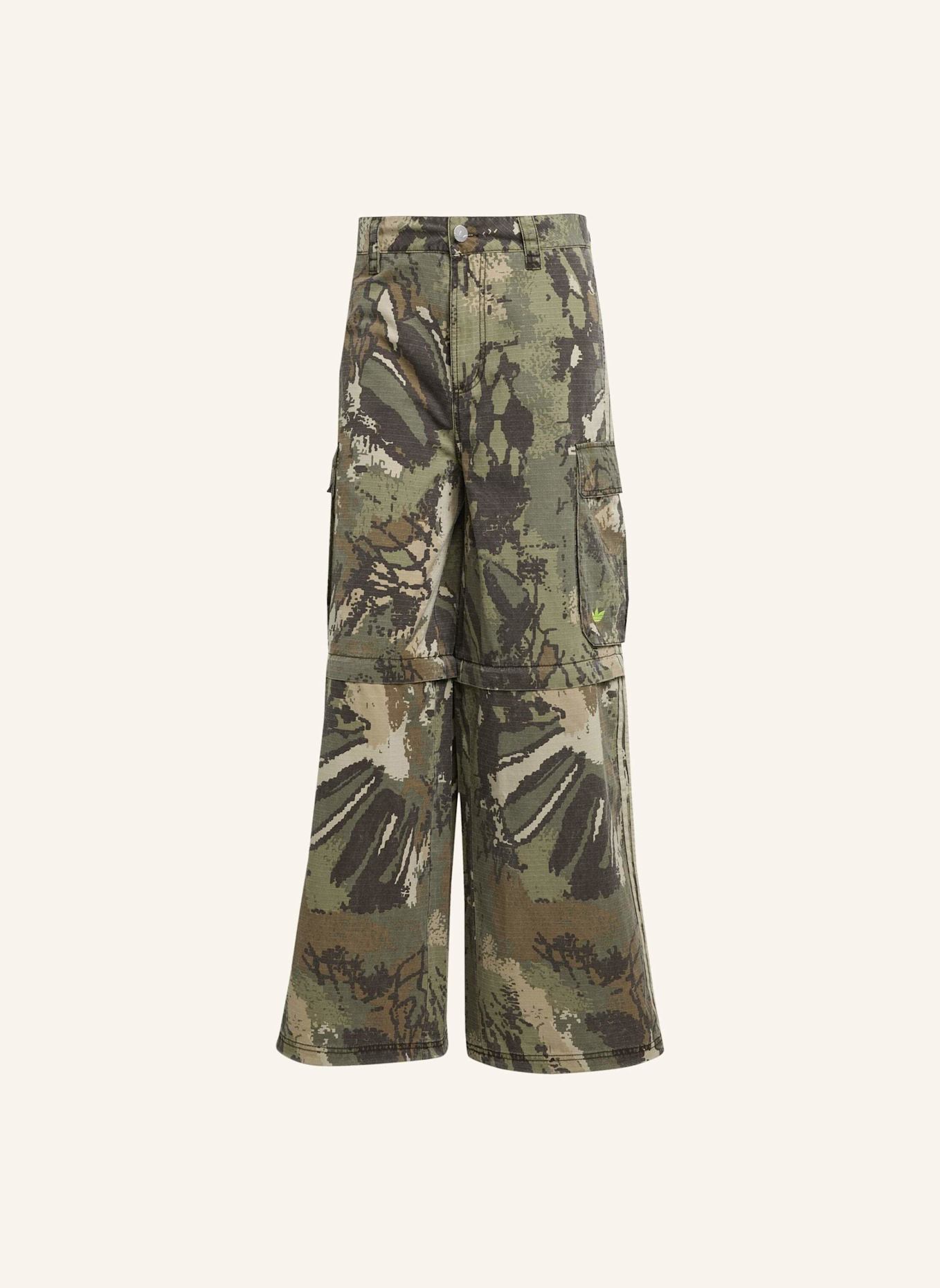 adidas Originals CARGO-HOSE MIT ABNEHMBAREN BEINEN: GRÜN