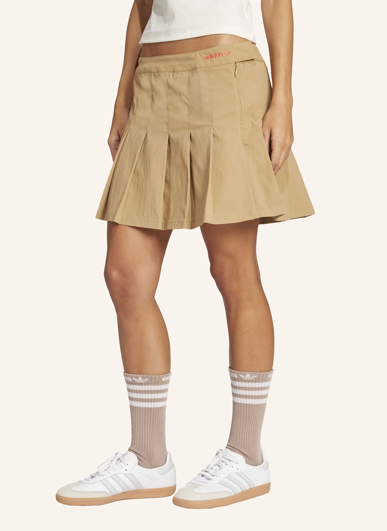 adidas Originals FALTENROCK: BEIGE