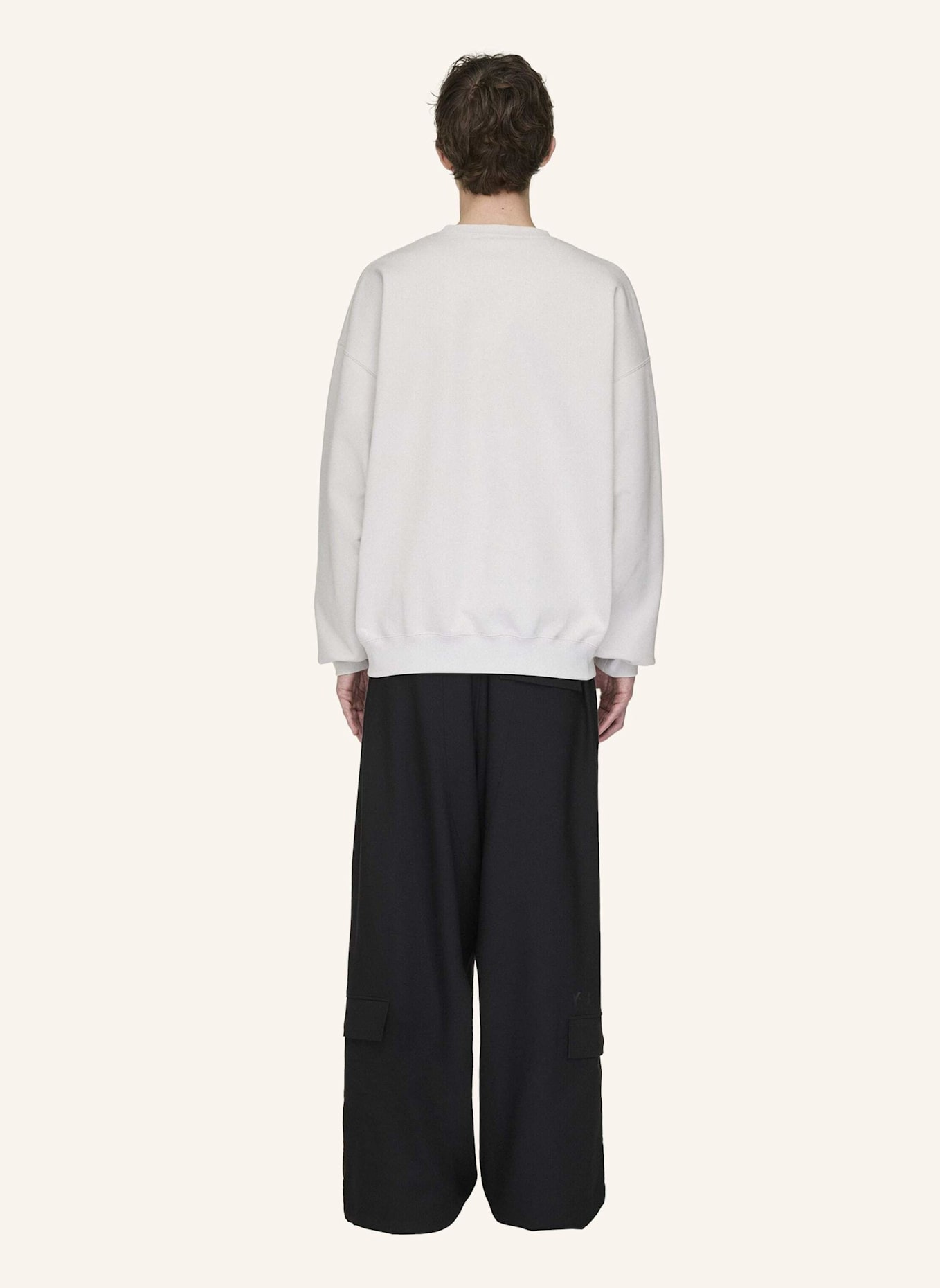 Y-3 Y-3 SPORT UNIFORM STRAIGHT LEG HOSE: SCHWARZ