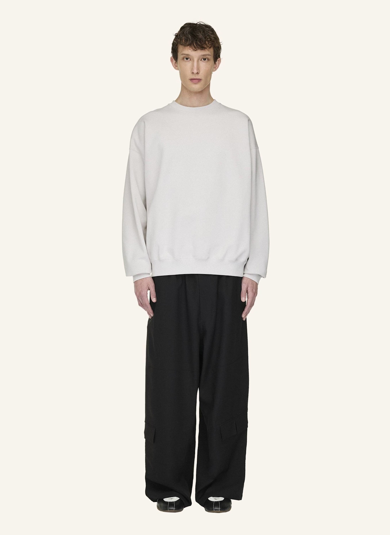 Y-3 Y-3 SPORT UNIFORM STRAIGHT LEG HOSE: SCHWARZ