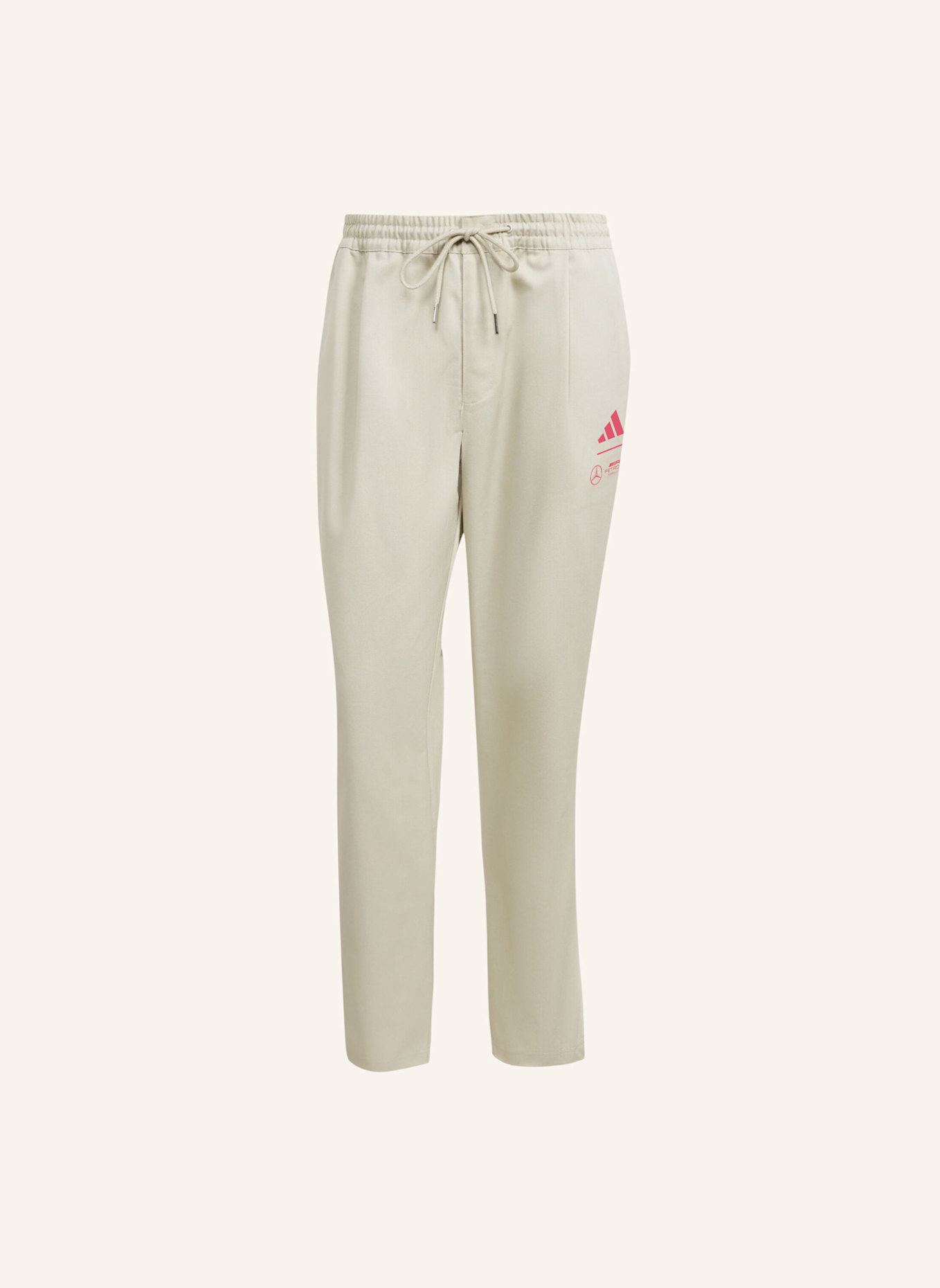 adidas MERCEDES - AMG PETRONAS FORMULA ONE TEAM SUMMER CHINO HOSE: BEIGE