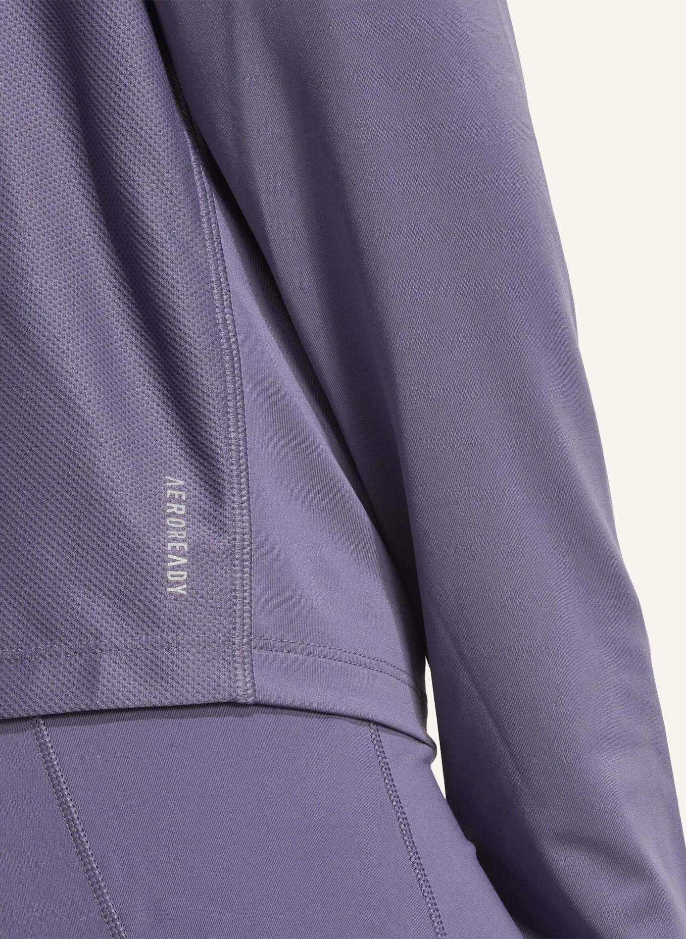 adidas OWN THE RUN HALF-ZIP OBERTEIL: LILA