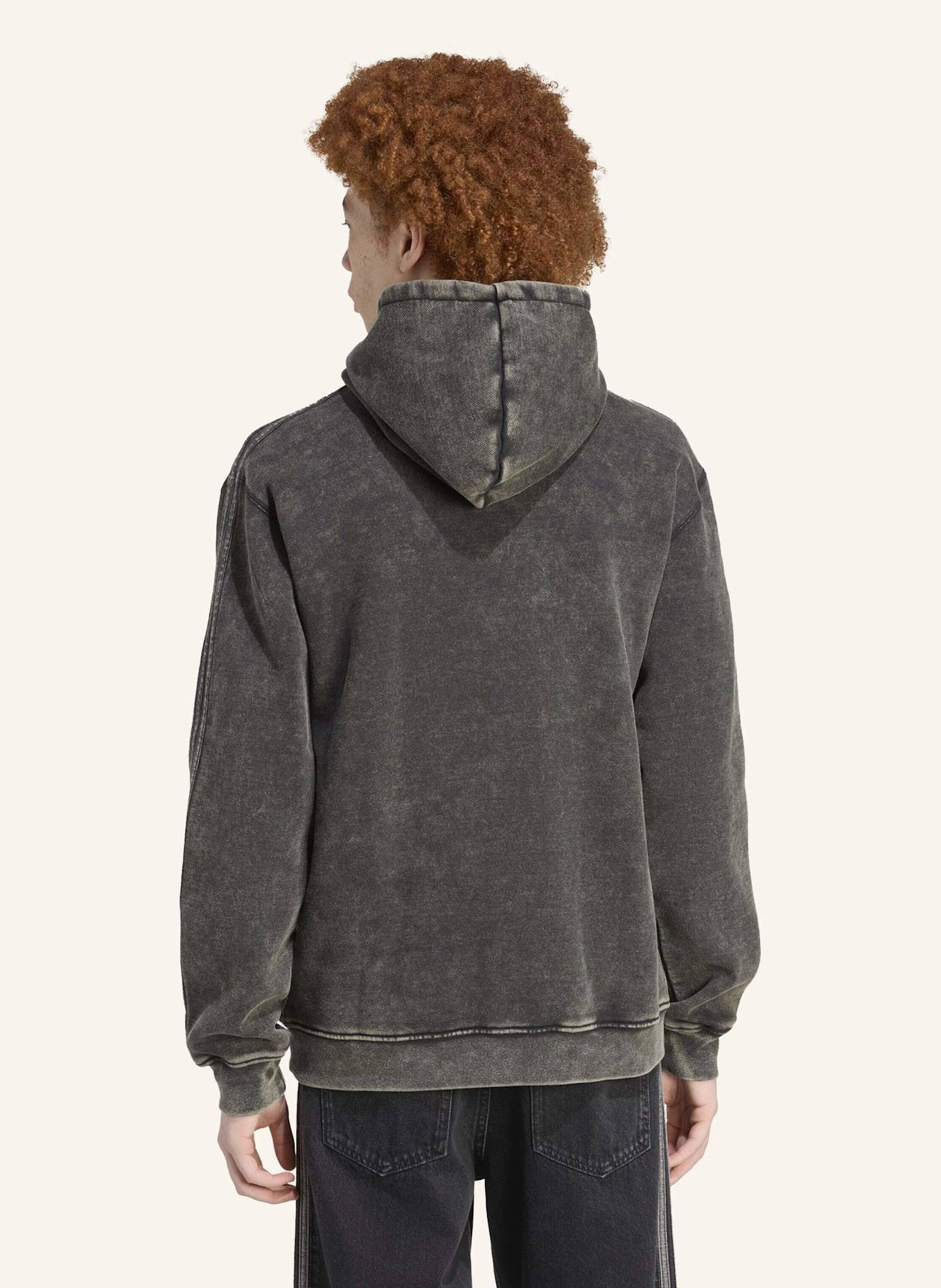 adidas Originals WASHED HOODIE: SCHWARZ