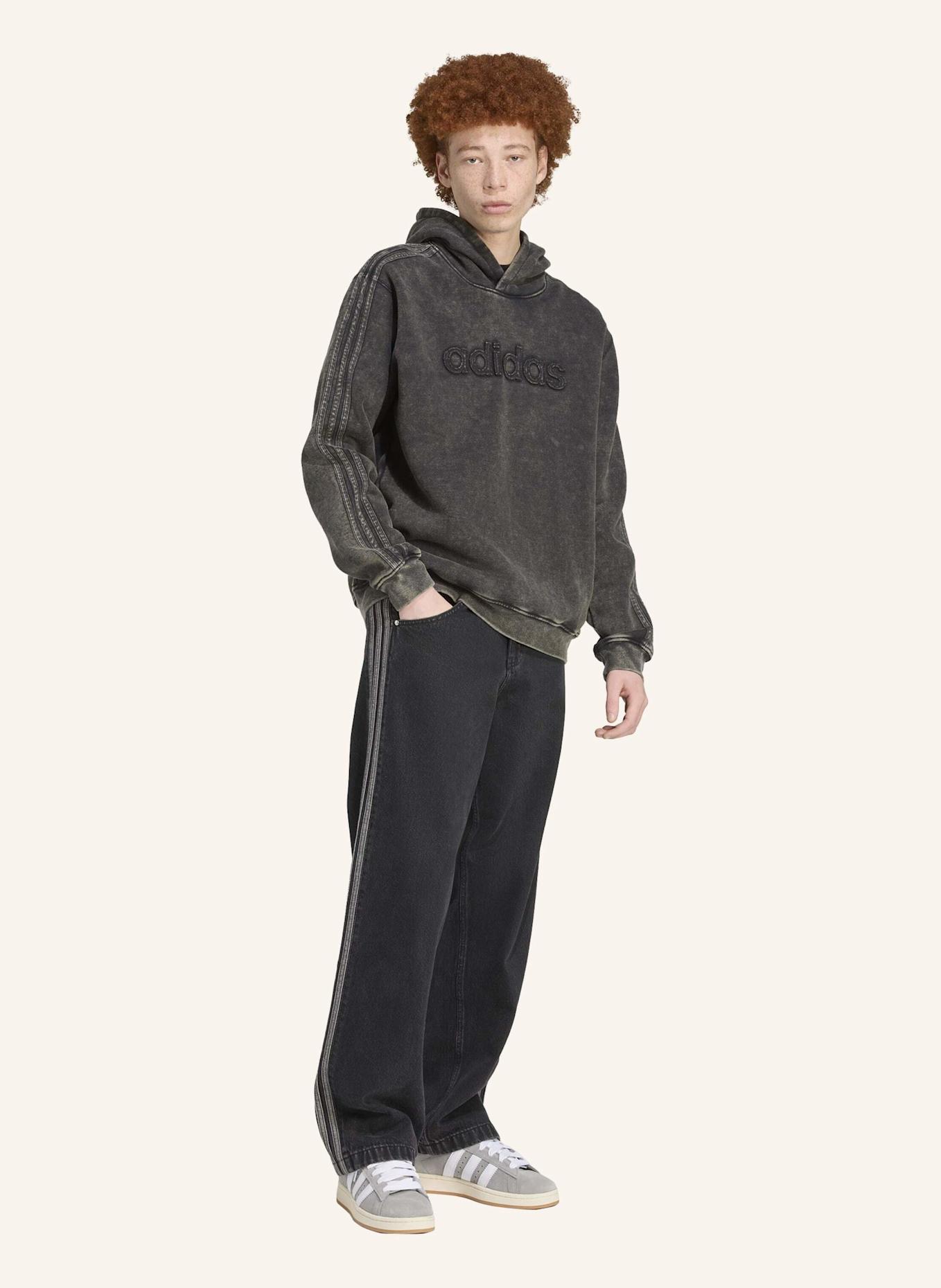 adidas Originals WASHED HOODIE: SCHWARZ