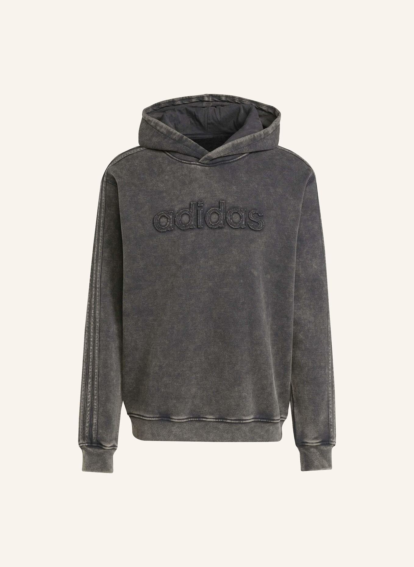 adidas Originals WASHED HOODIE: SCHWARZ