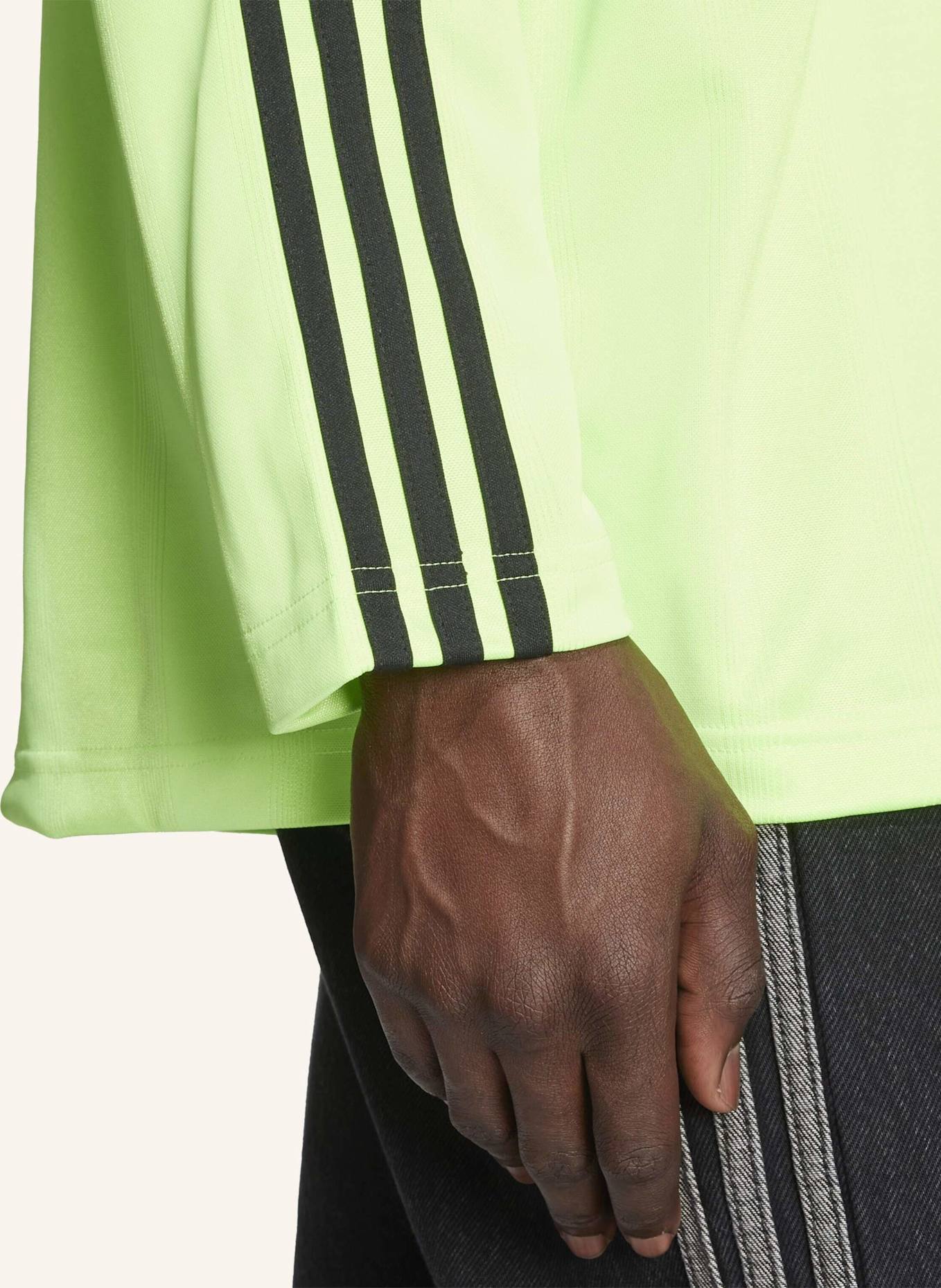 adidas Originals ADIDAS ADICOLOR JACQUARD LONG-SLEEVE JERSEY: GRÜN/ SCHWARZ