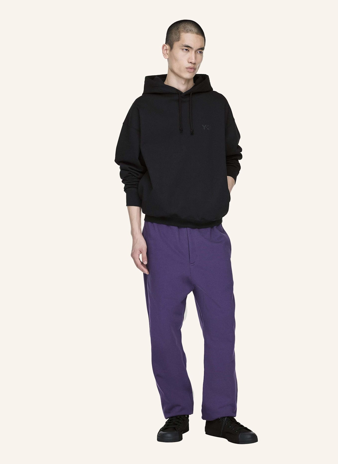 Y-3 Y-3 FT HOODIE: SCHWARZ