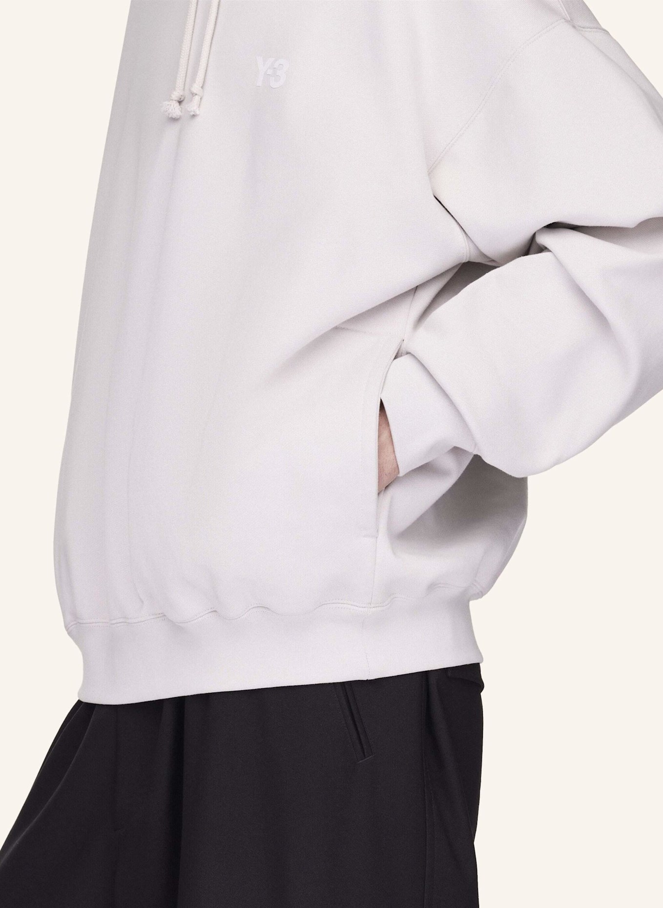 Y-3 Y-3 FT HOODIE: GRAU