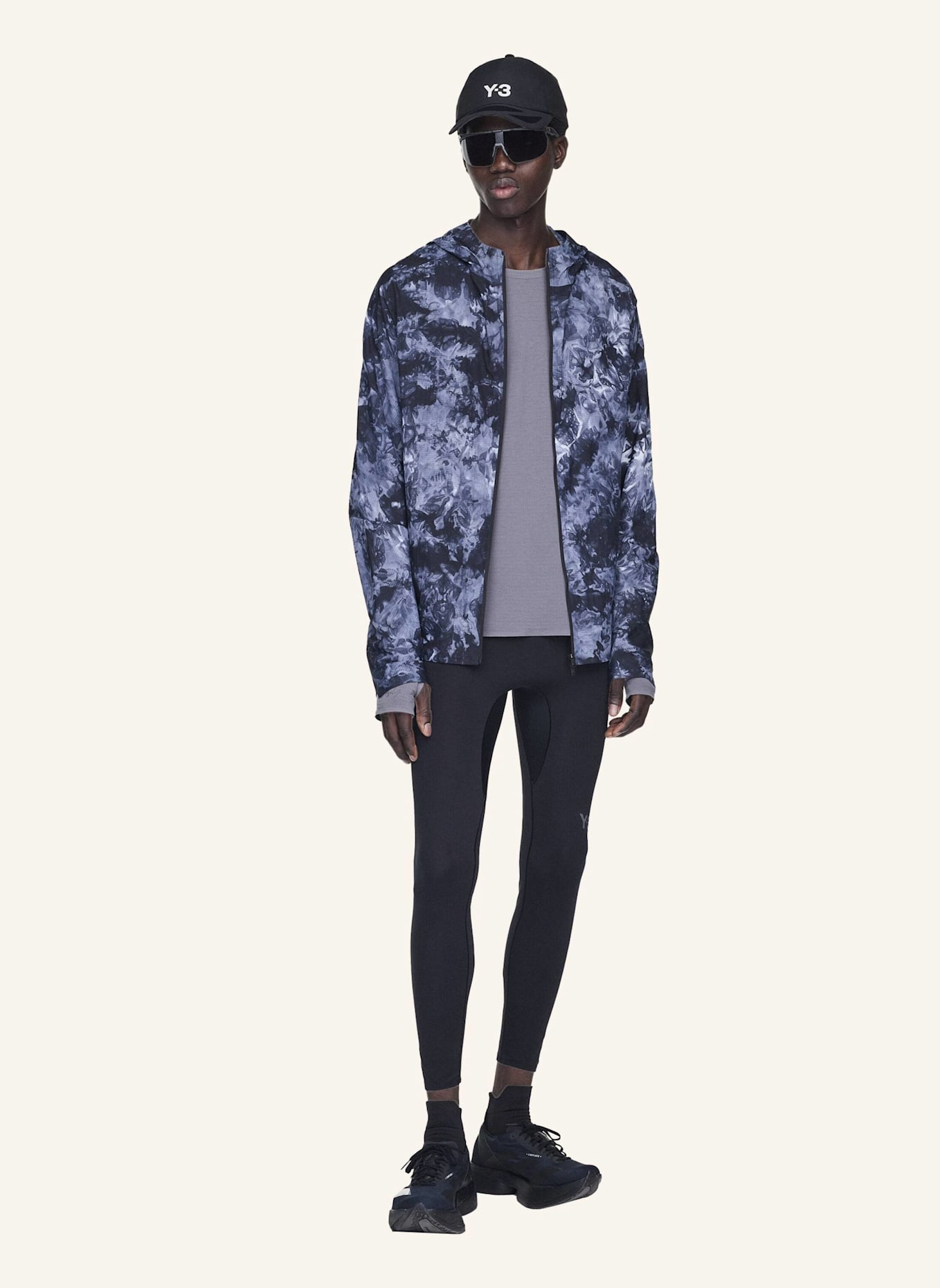 Y-3 Y-3 LAUFJACKE: SCHWARZ