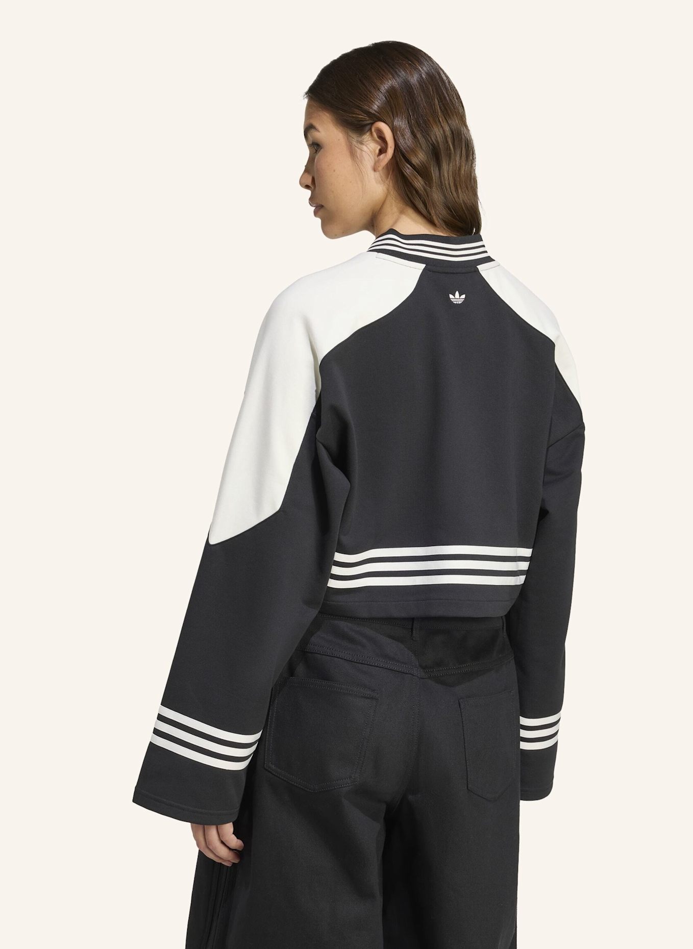 adidas Originals BLOCKING SWEATSHIRT: SCHWARZ/ WEISS