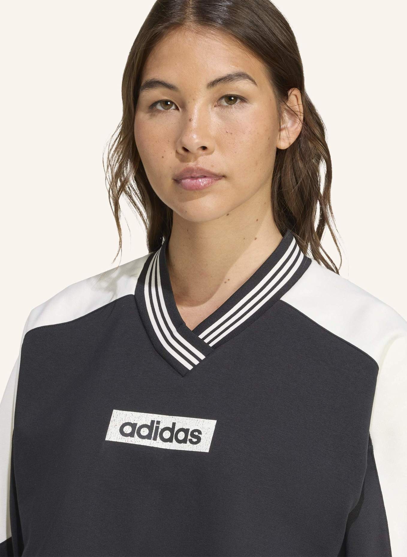 adidas Originals BLOCKING SWEATSHIRT: SCHWARZ/ WEISS