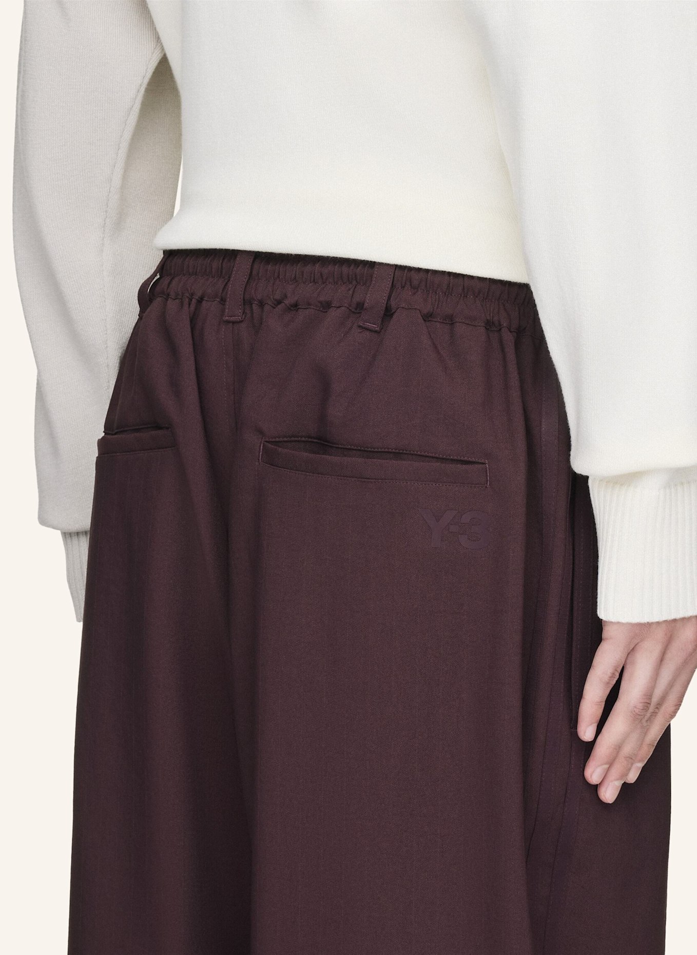 Y-3 Y-3 SPORT UNIFORM TRAININGSHOSE: ROT