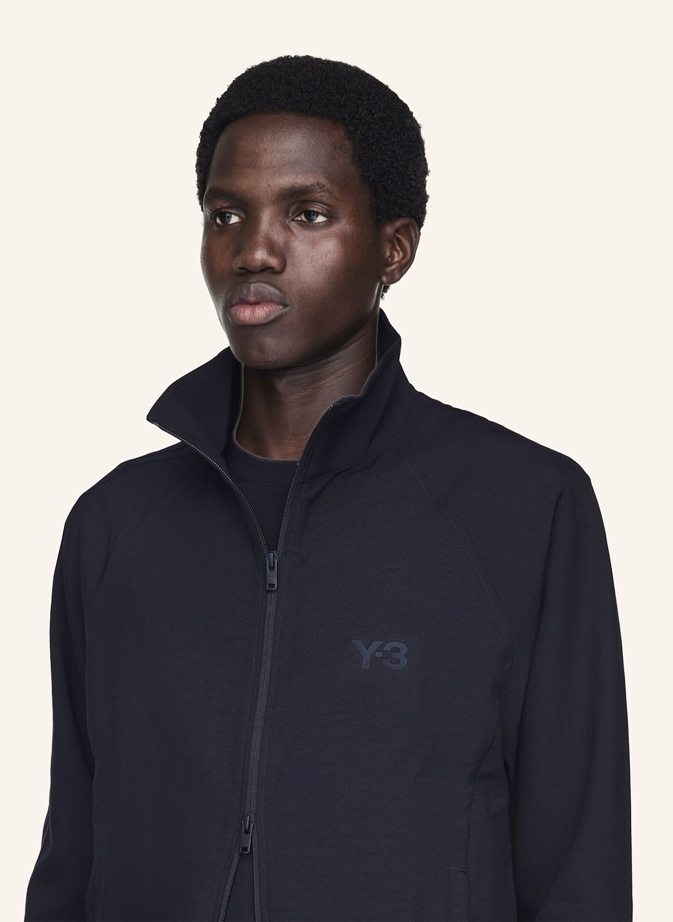 Y-3 Y-3 SPORT UNIFORM TRACK TOP: SCHWARZ