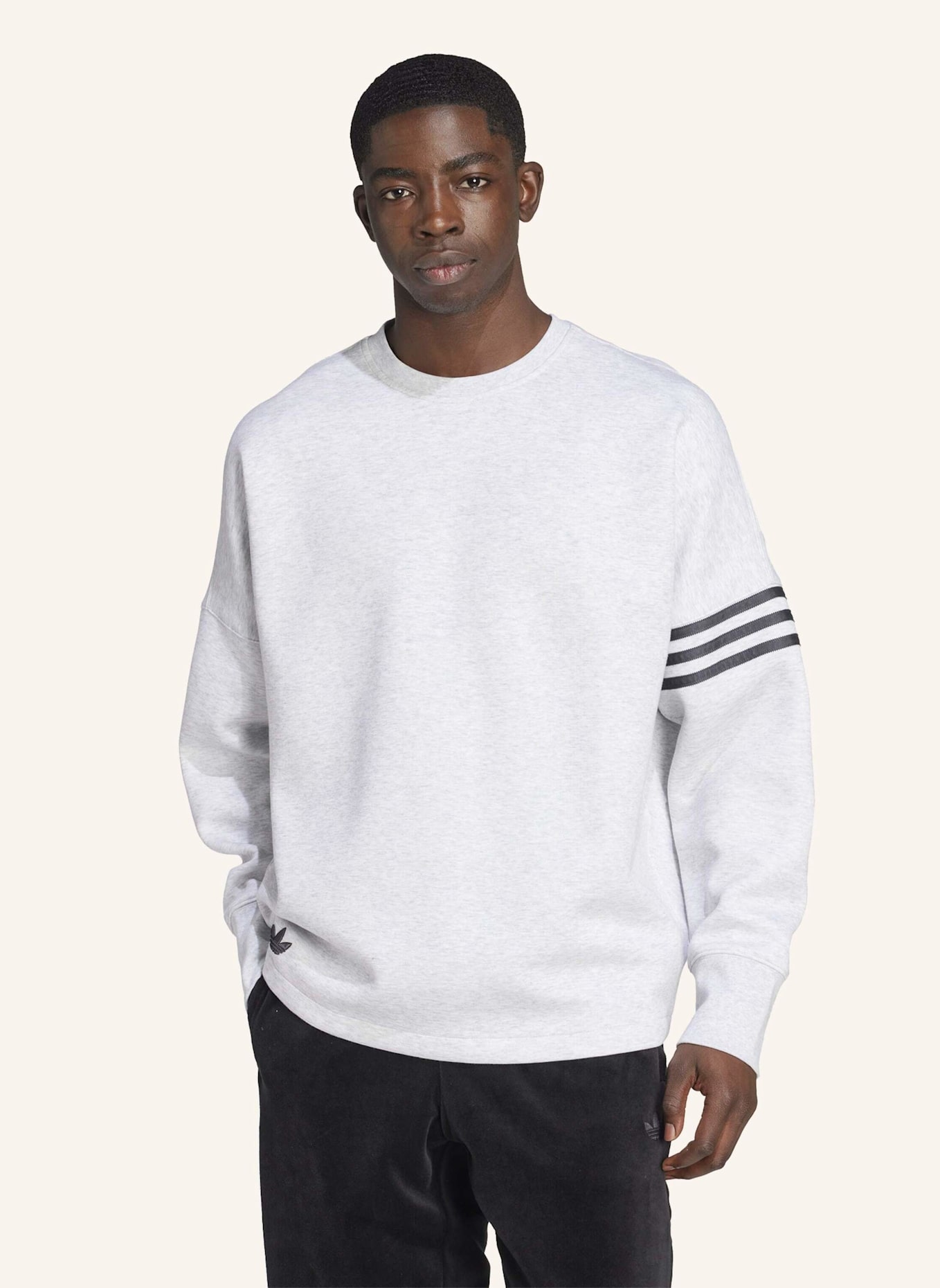 adidas Originals NEUCLASSICS LANGÄRMELIGES OVERSIZE SWEATSHIRT: GRAU