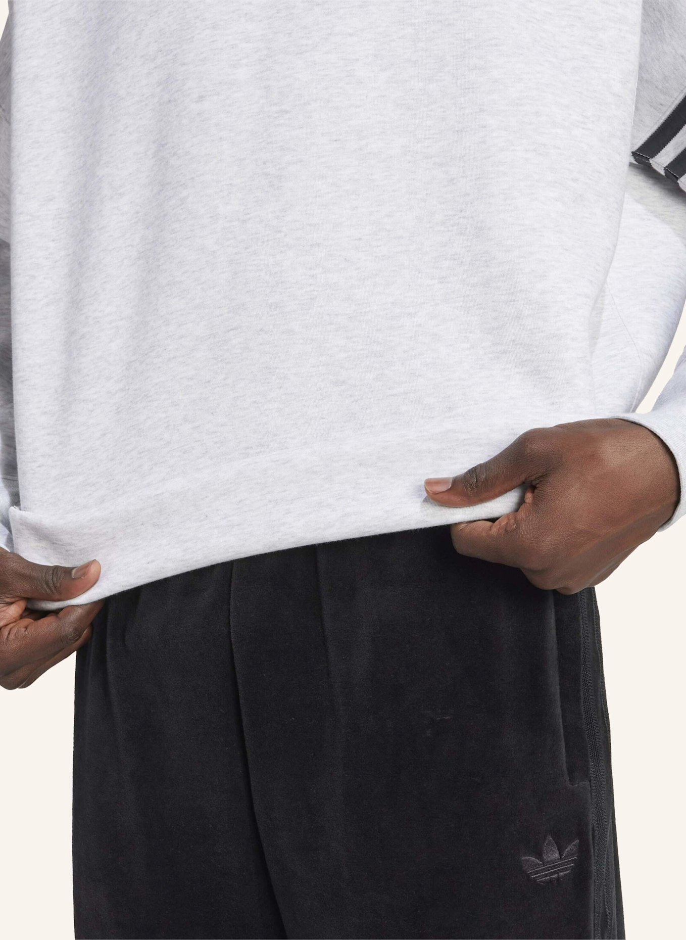 adidas Originals NEUCLASSICS LANGÄRMELIGES OVERSIZE SWEATSHIRT: GRAU